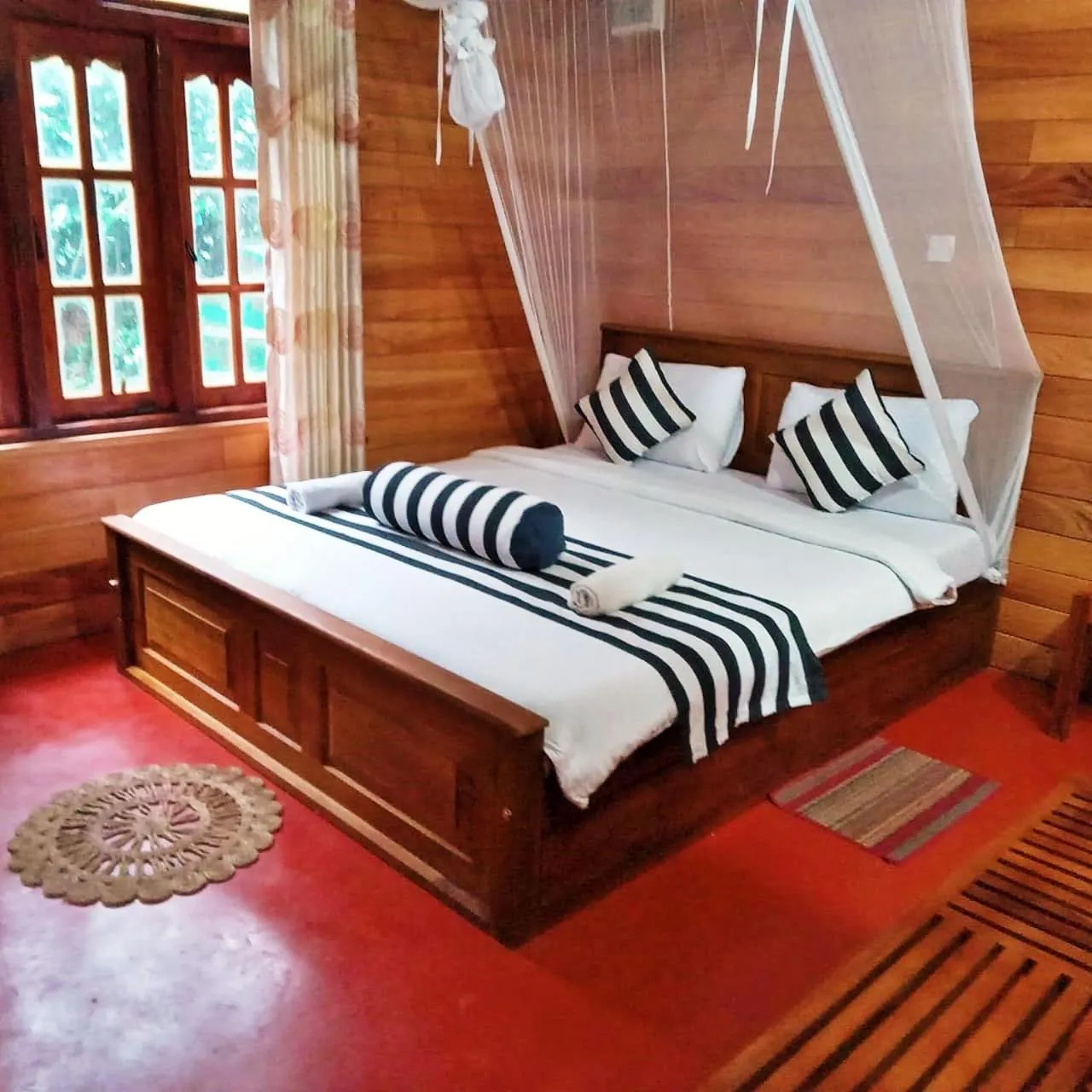 Bed in Ella Green Cottages