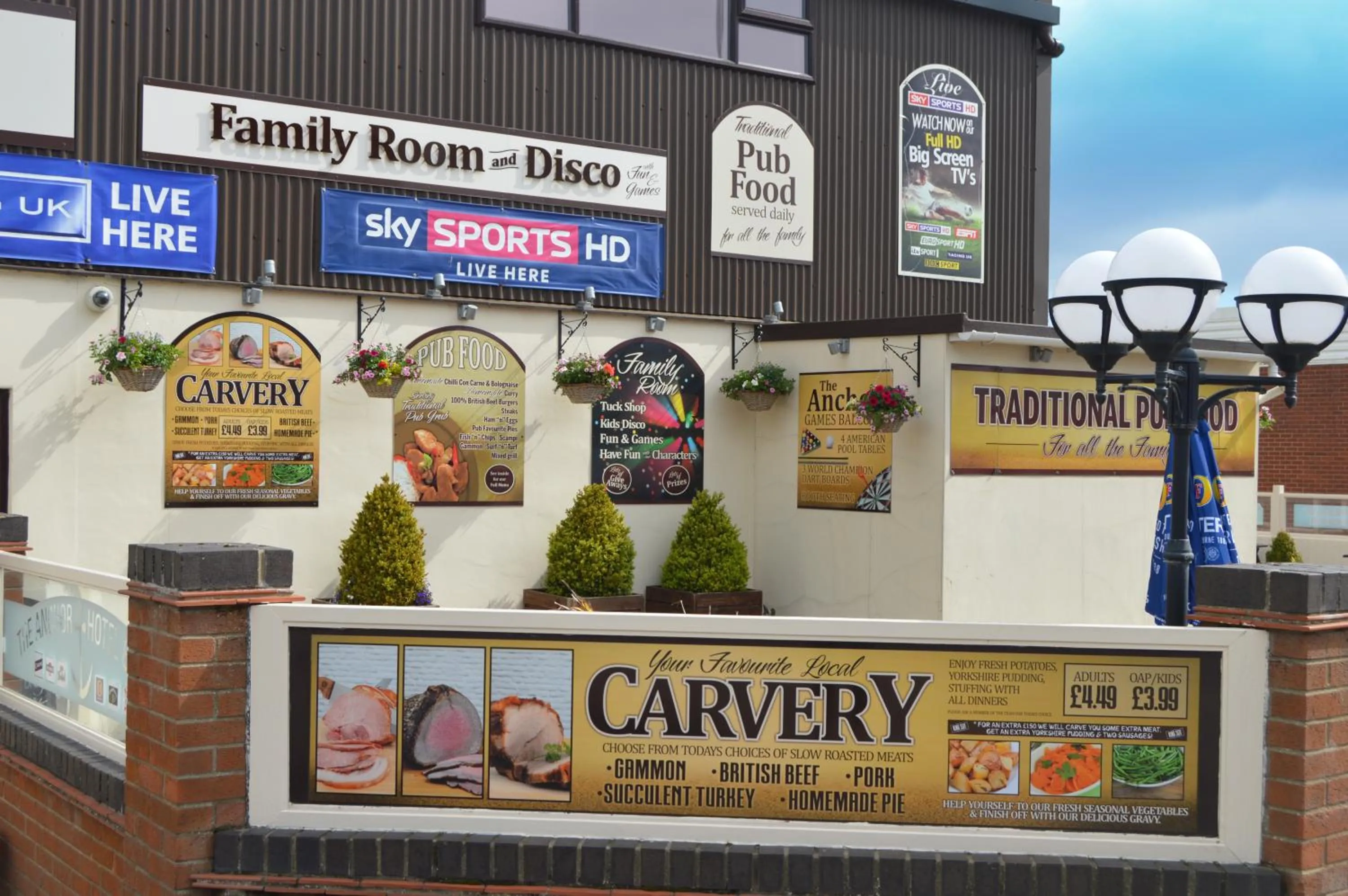 Restaurant/places to eat in The Anchor Hotel & Bars