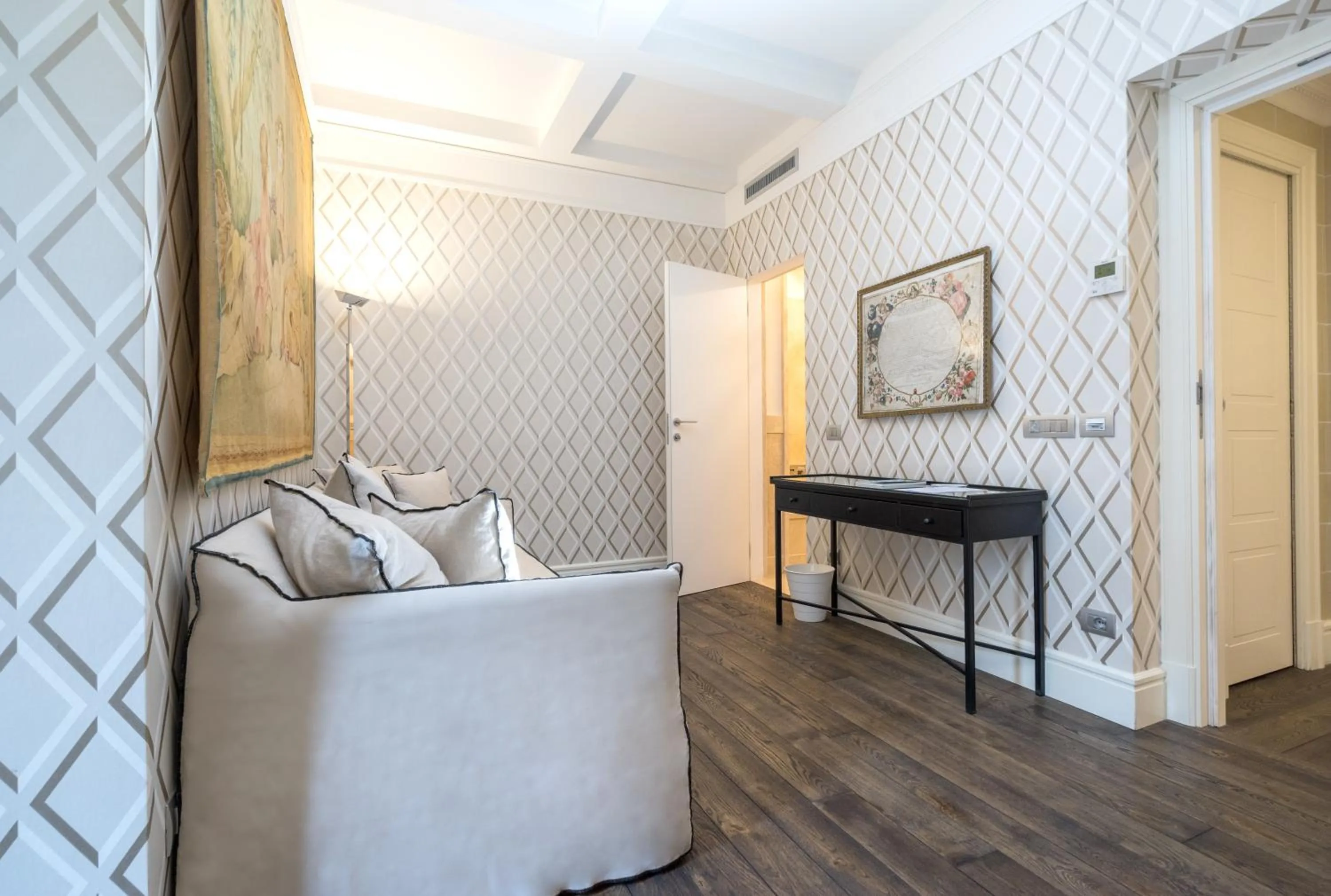 Seating area in Casa Montani