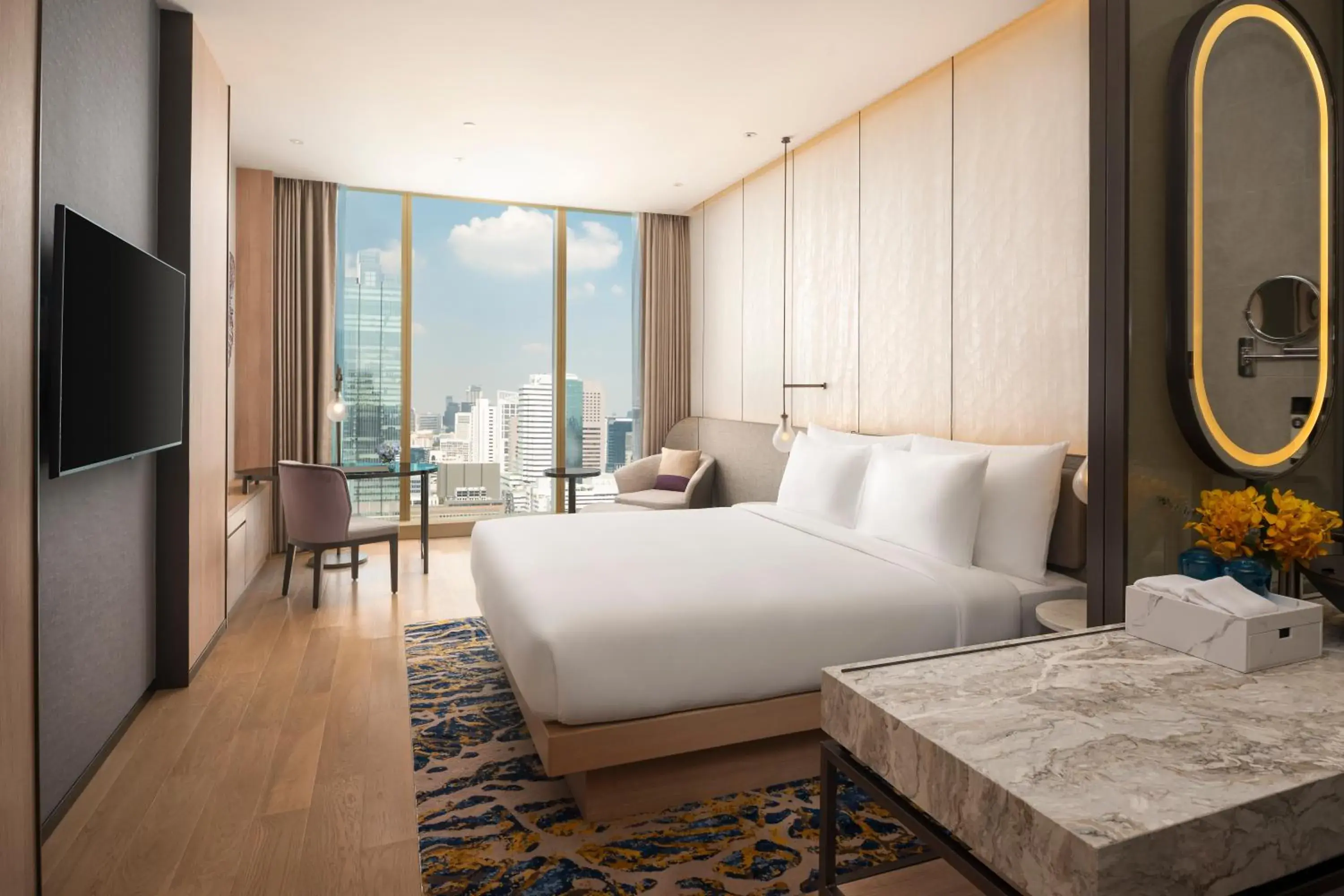 Deluxe King Room in Grand Nikko Bangkok Sathorn Deluxe King Room in Grand Nikko Bangkok Sathorn