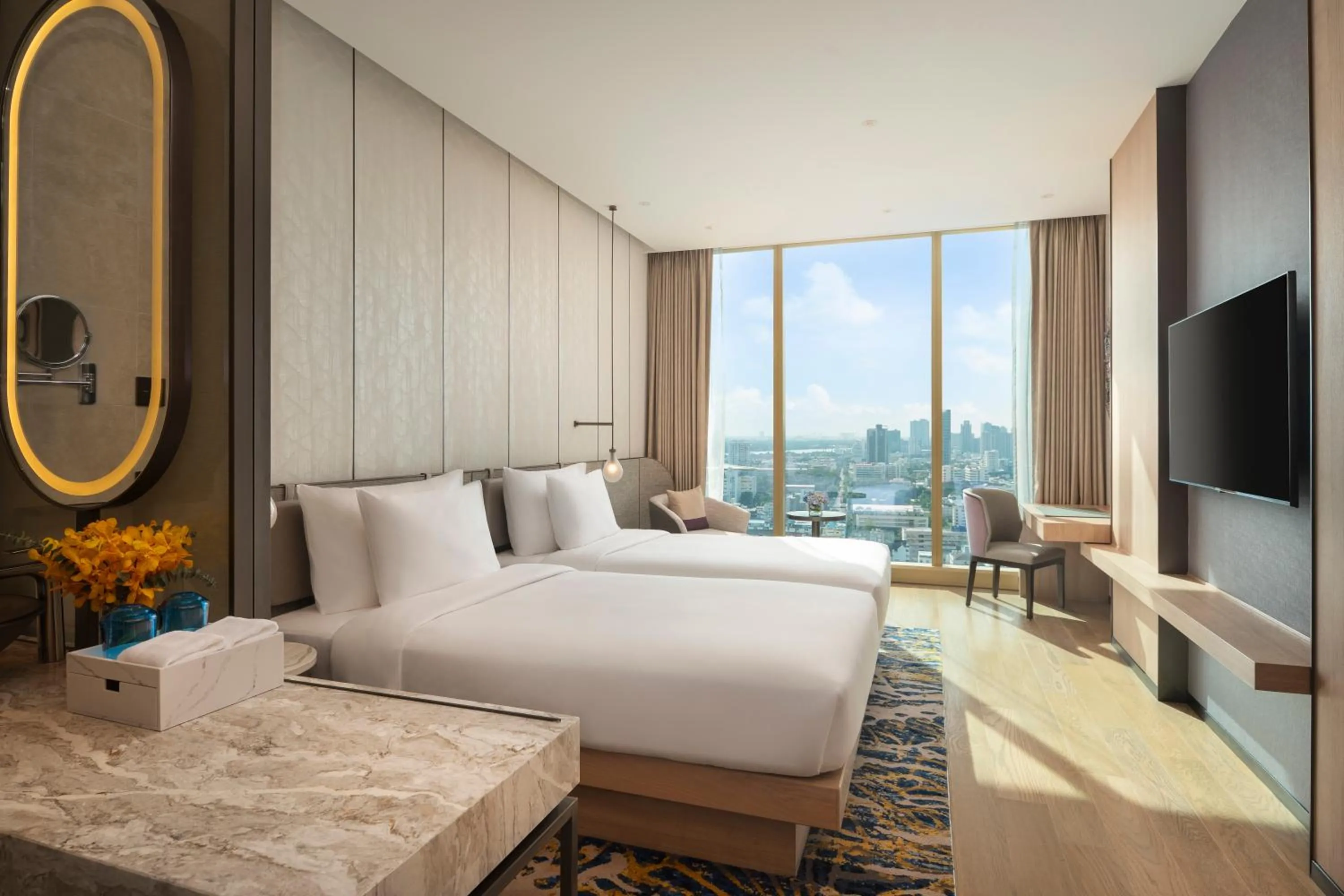 Deluxe Twin Room in Grand Nikko Bangkok Sathorn