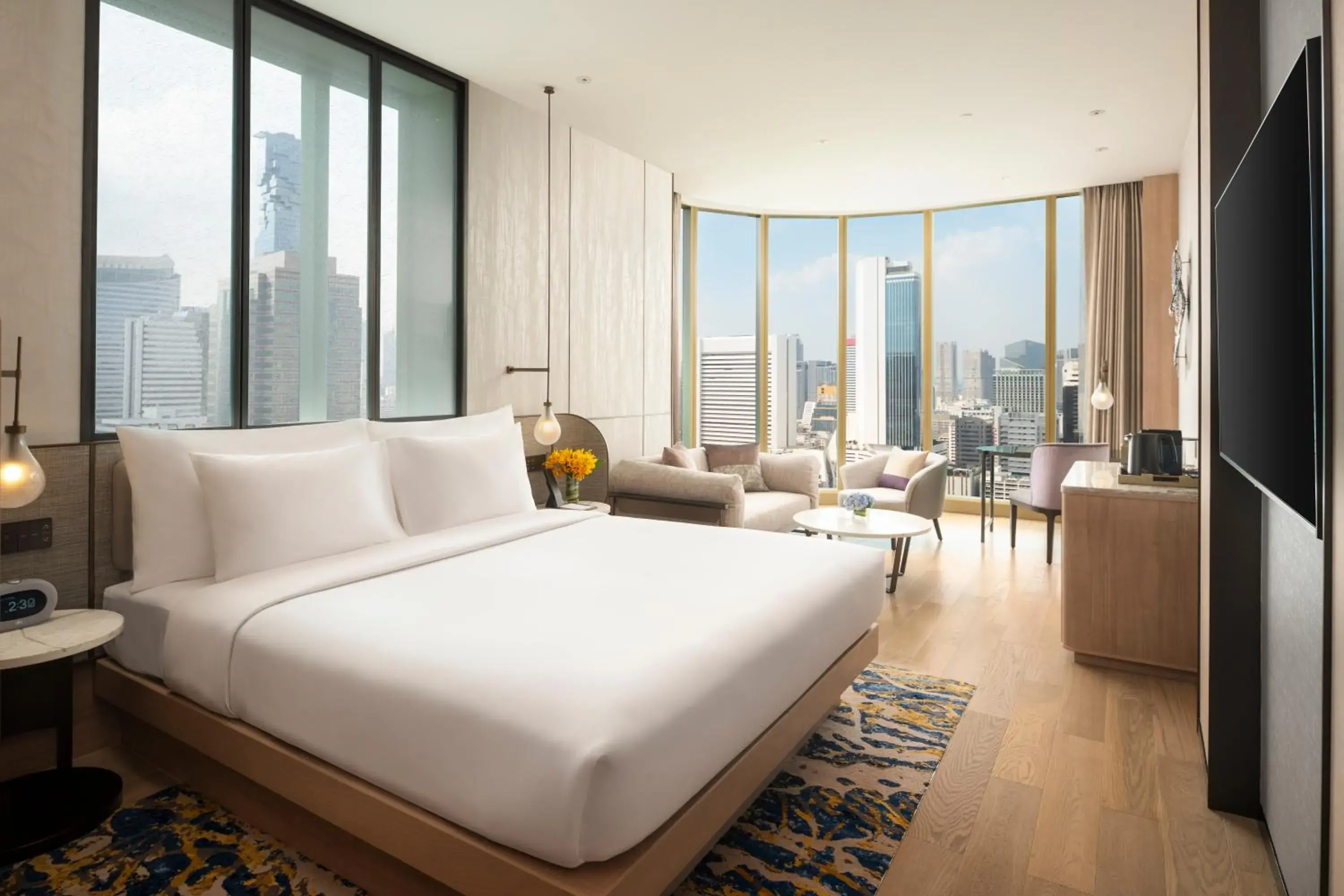 Premier Corner King Room in Grand Nikko Bangkok Sathorn Premier Corner King Room in Grand Nikko Bangkok Sathorn