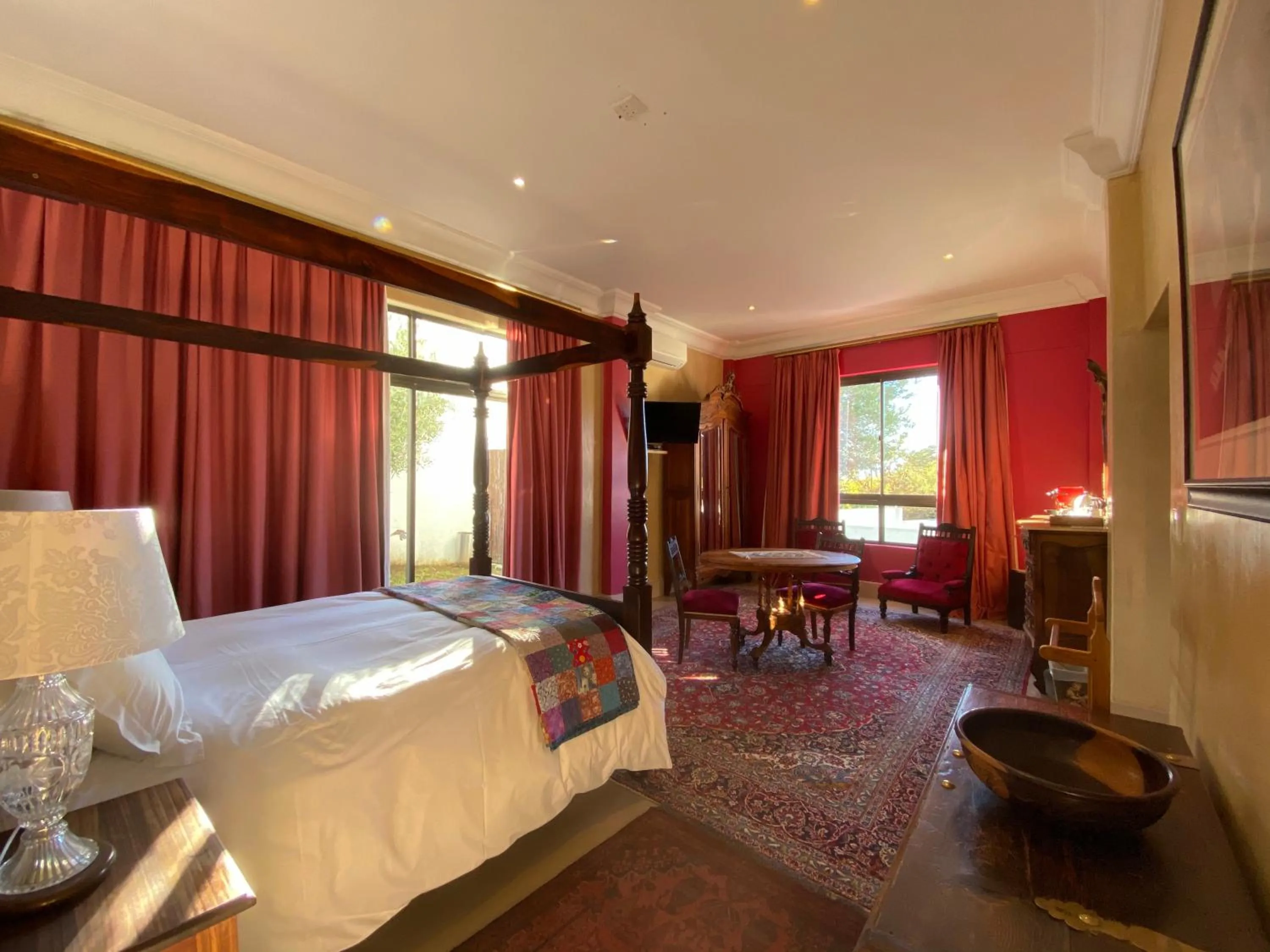 Bed in The Welgemoed Guest House