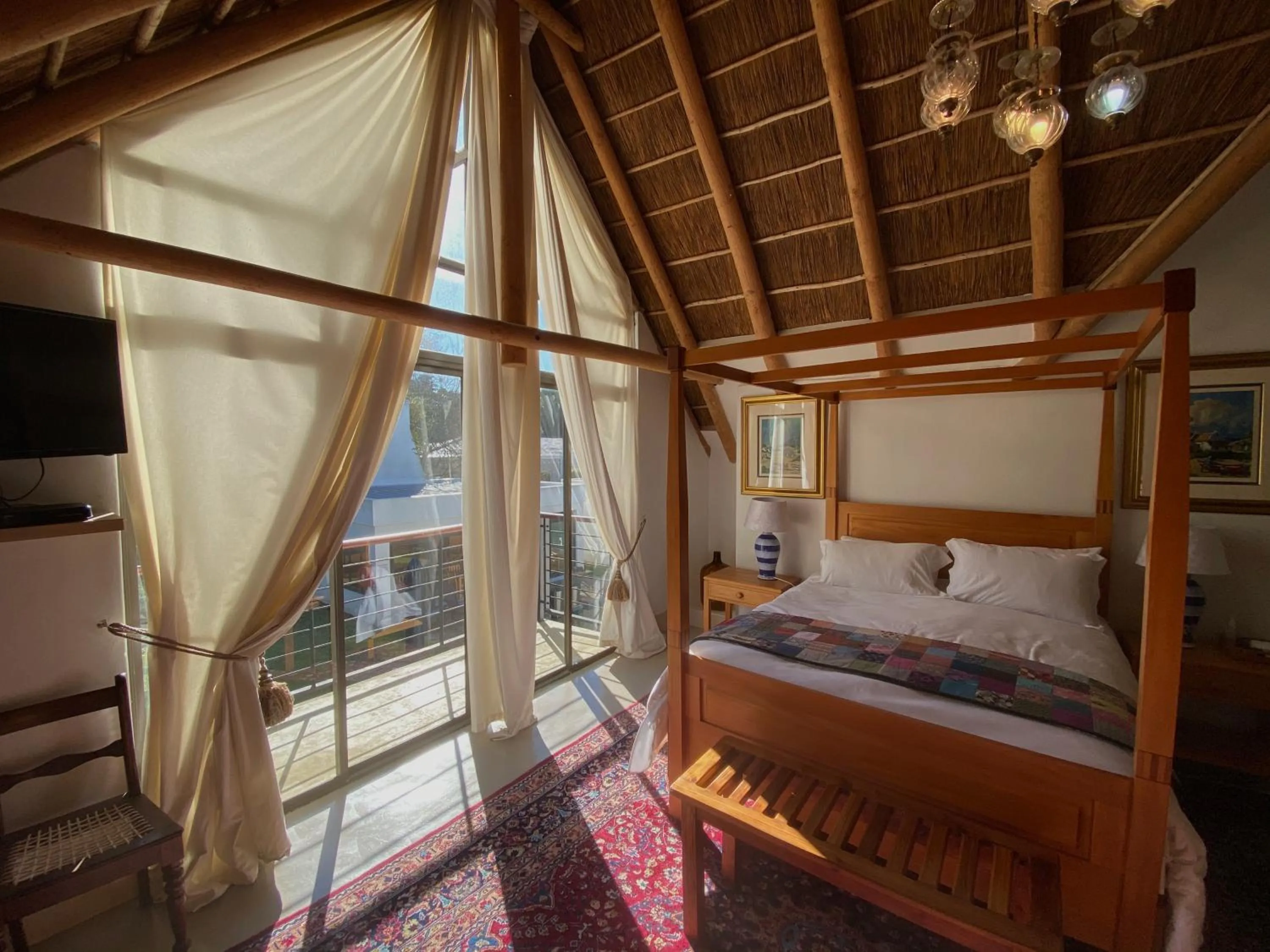 Bed in The Welgemoed Guest House