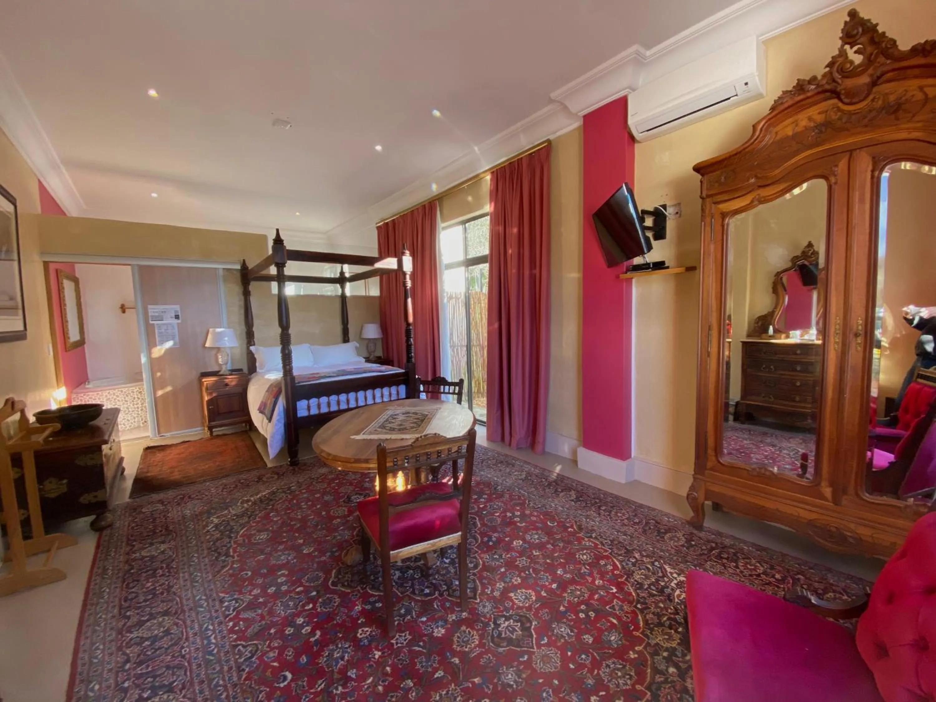 Bed in The Welgemoed Guest House