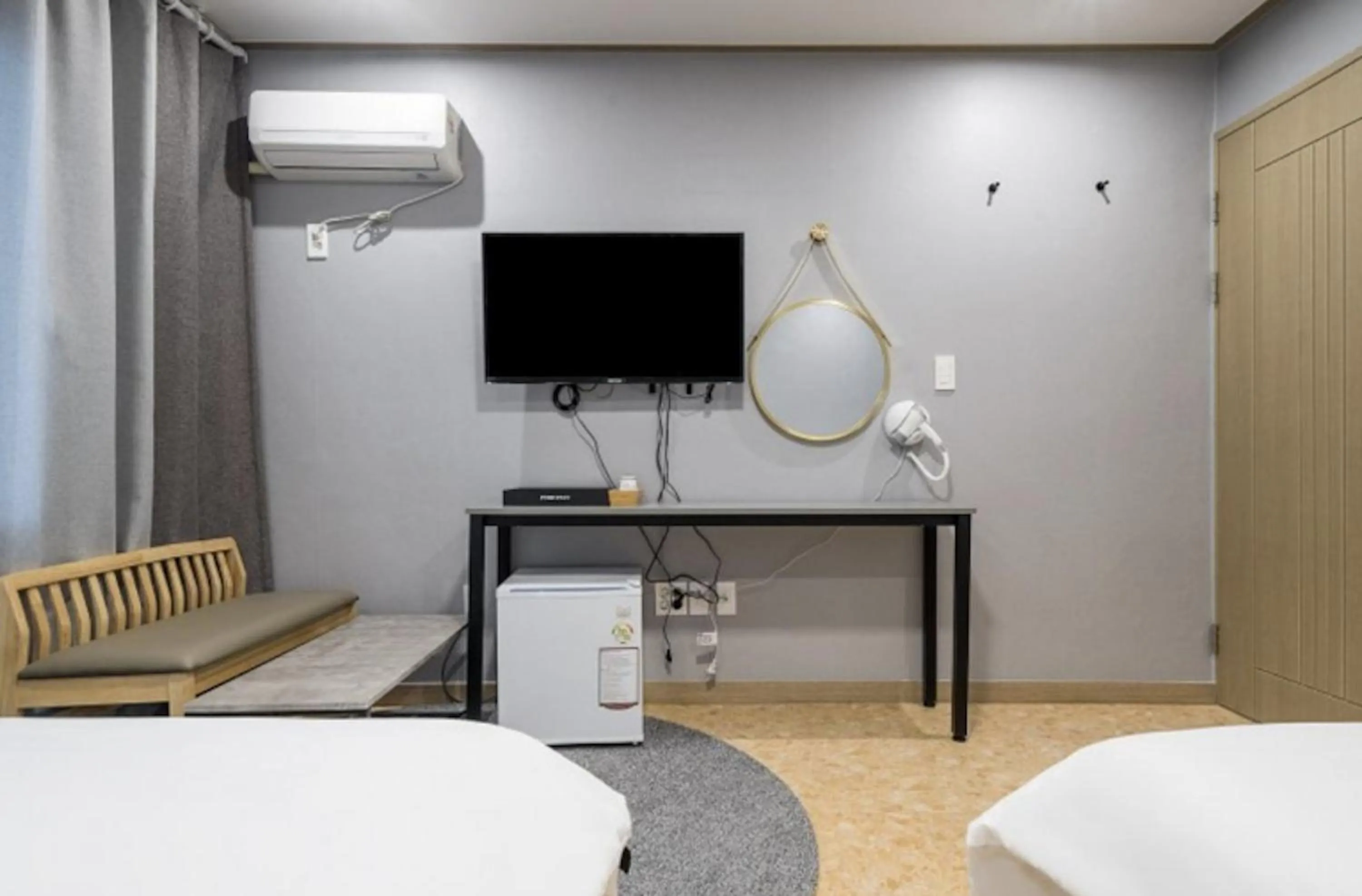 Bed in Jeju Pure Stay Ocean