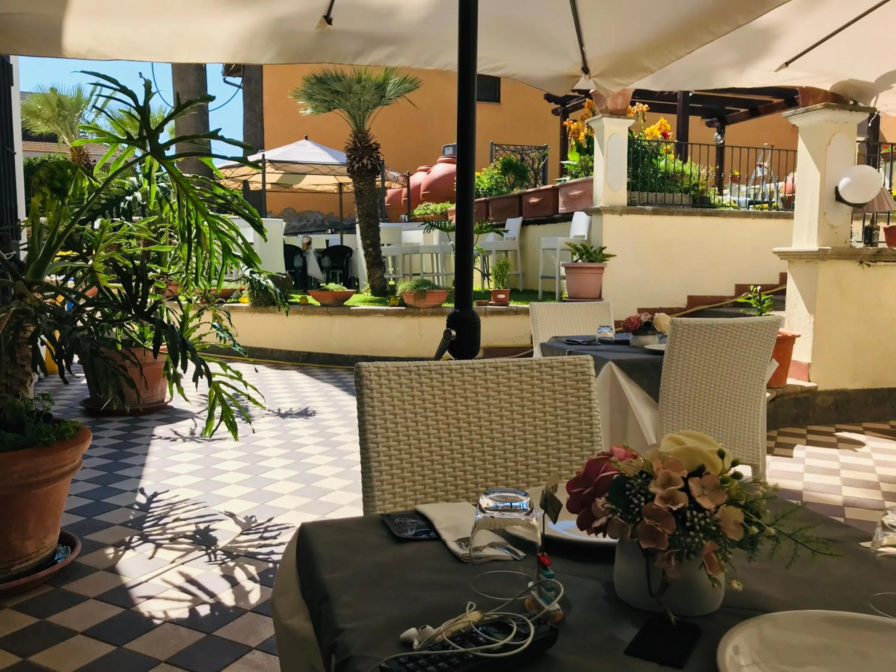 Garden in Villino Gregoraci Relais