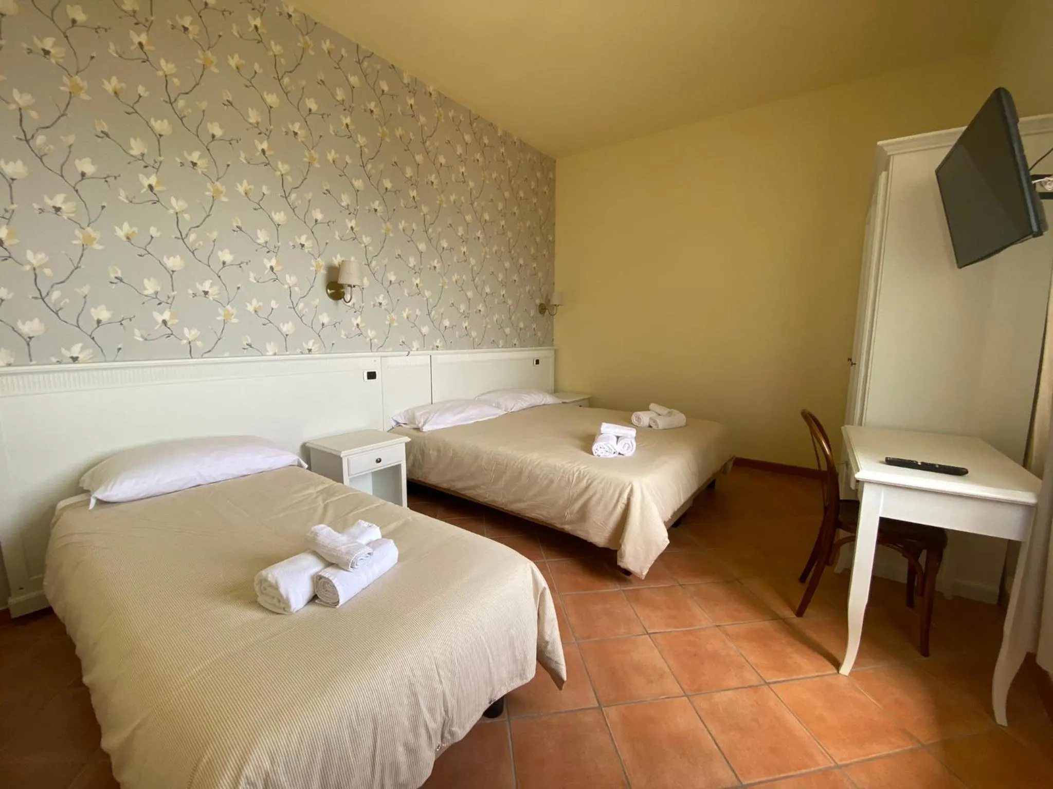 Bed in Villino Gregoraci Relais