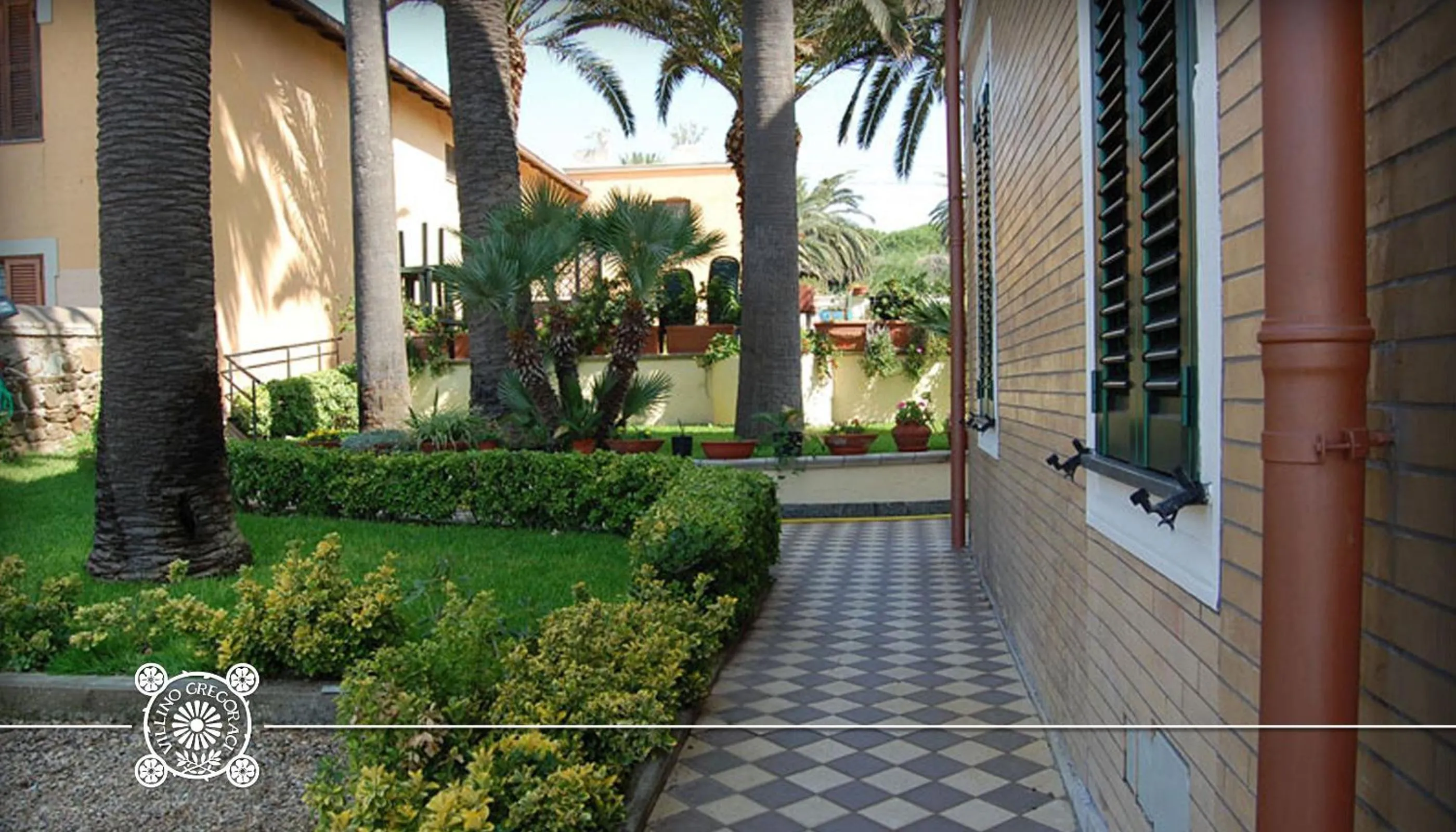 Garden in Villino Gregoraci Relais