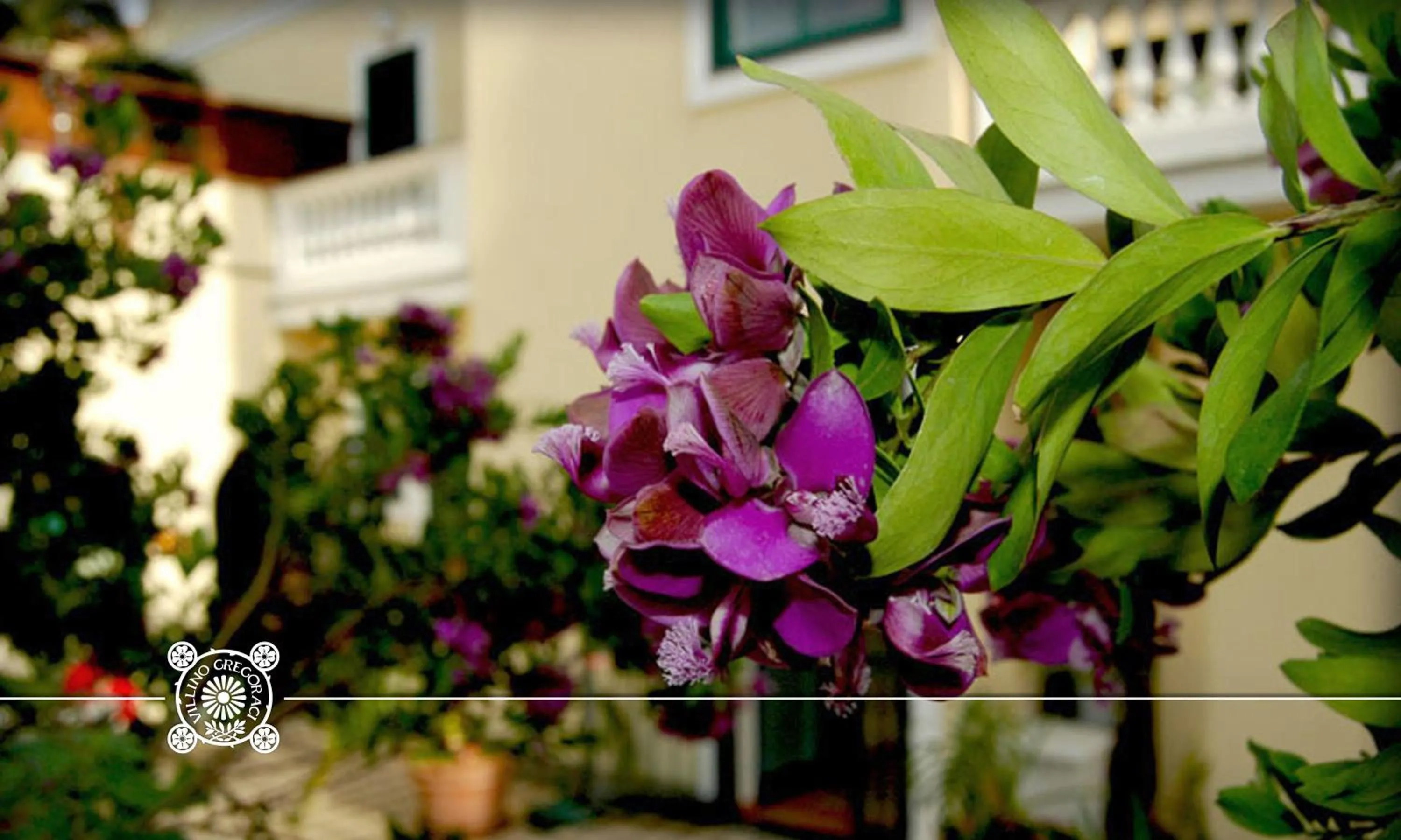 Decorative detail in Villino Gregoraci Relais
