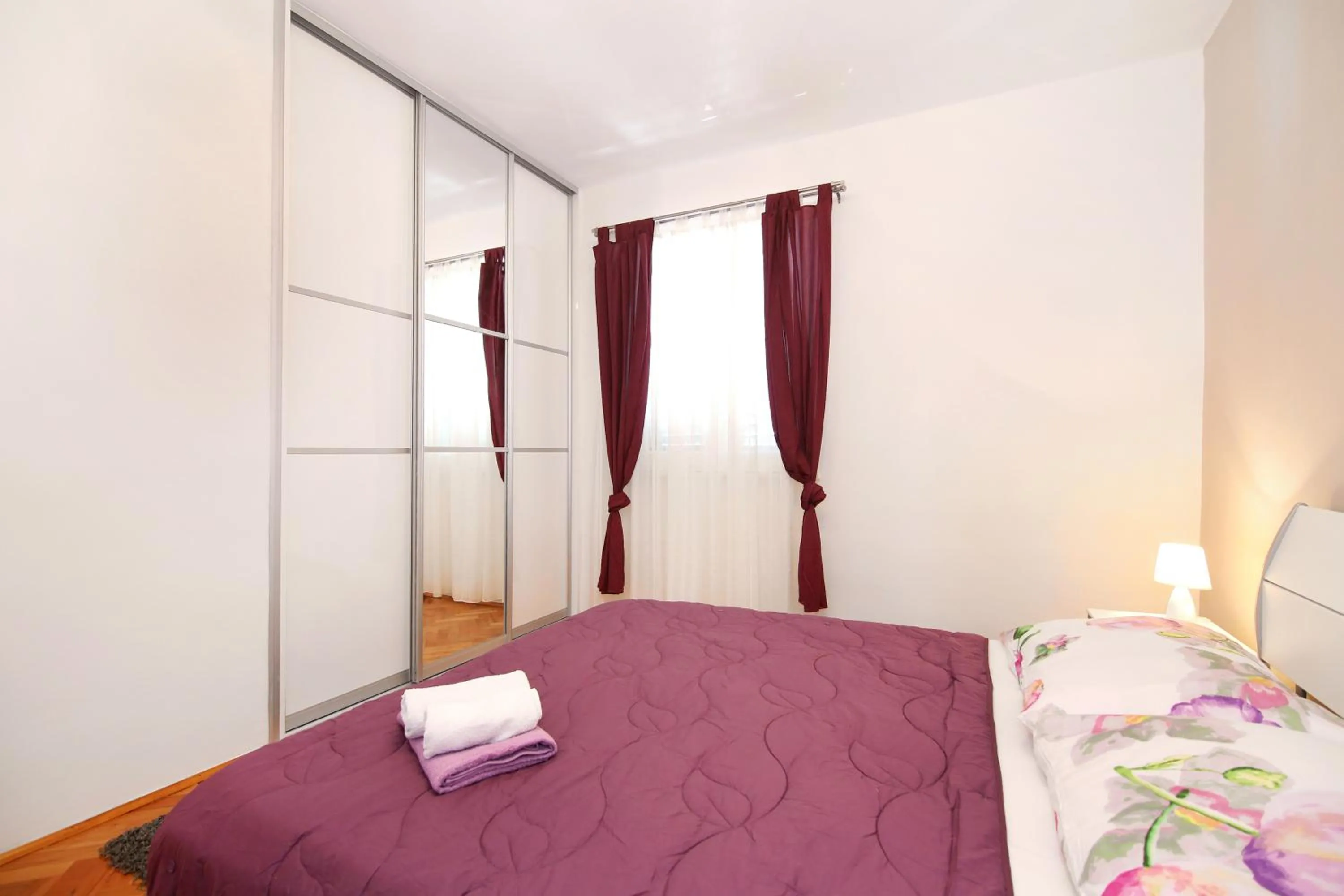 Bed in Luxury House with Pool