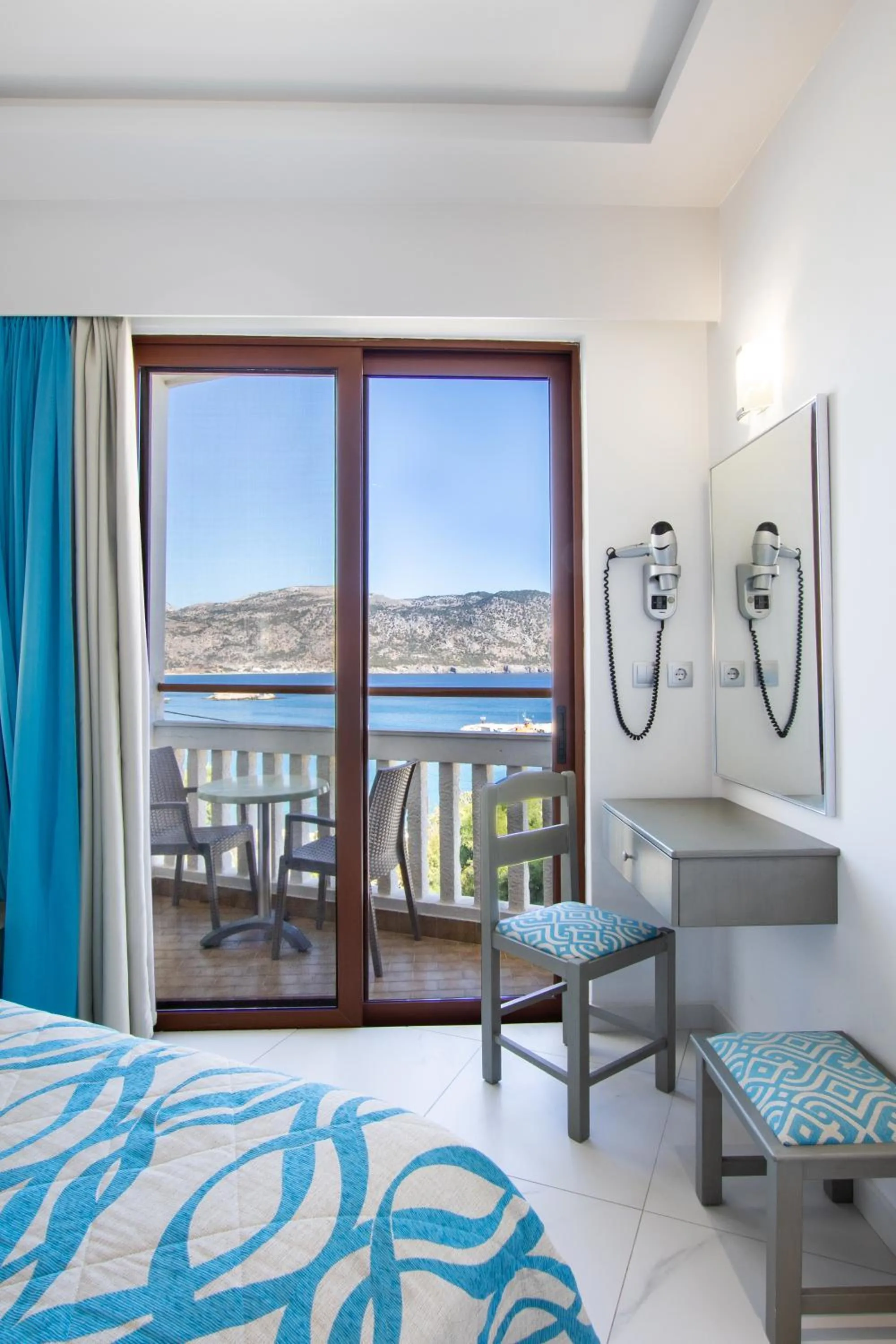 Bed in Oceanis Hotel