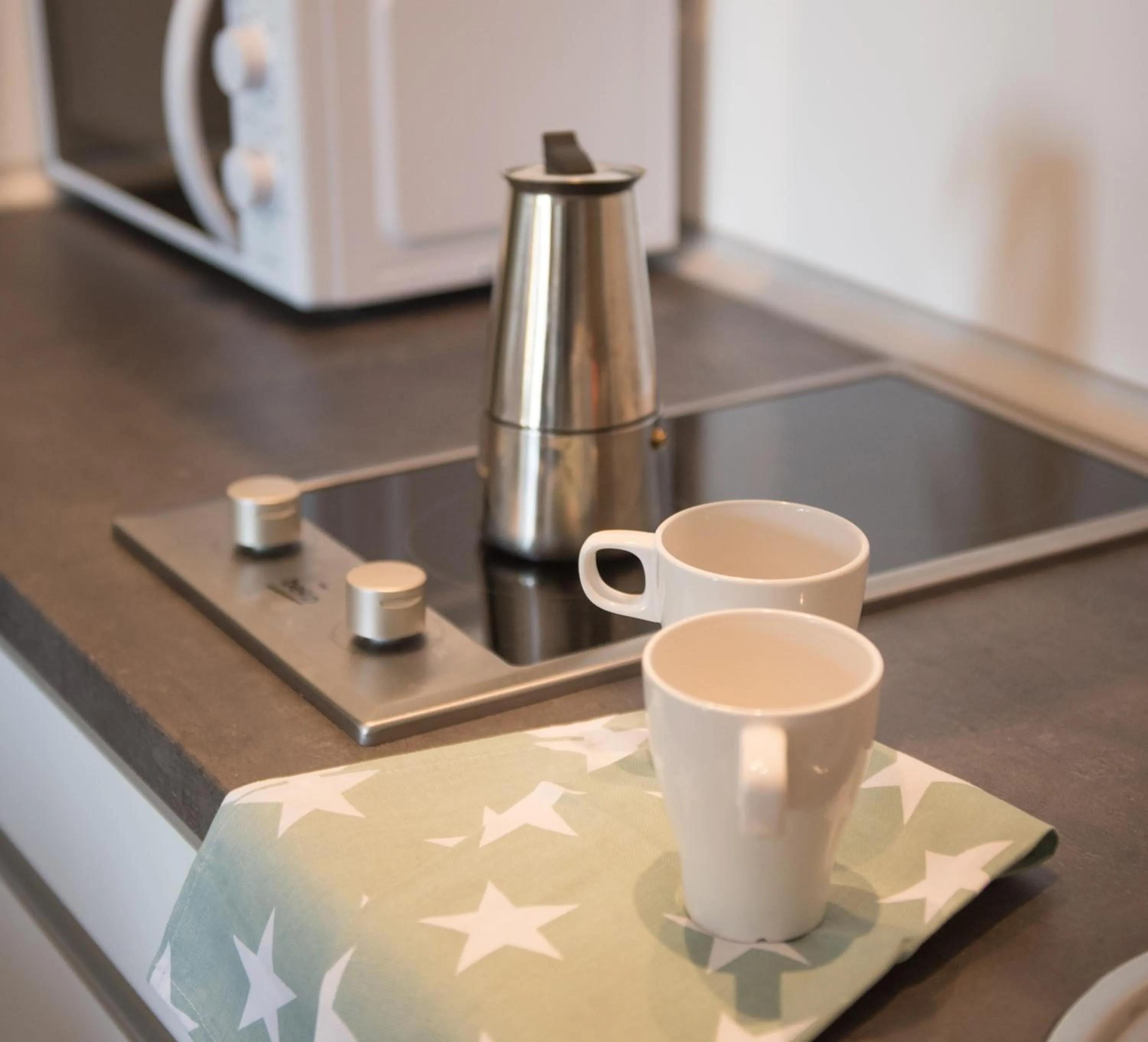 Kitchen or kitchenette in Hotel Miguel Sanchez