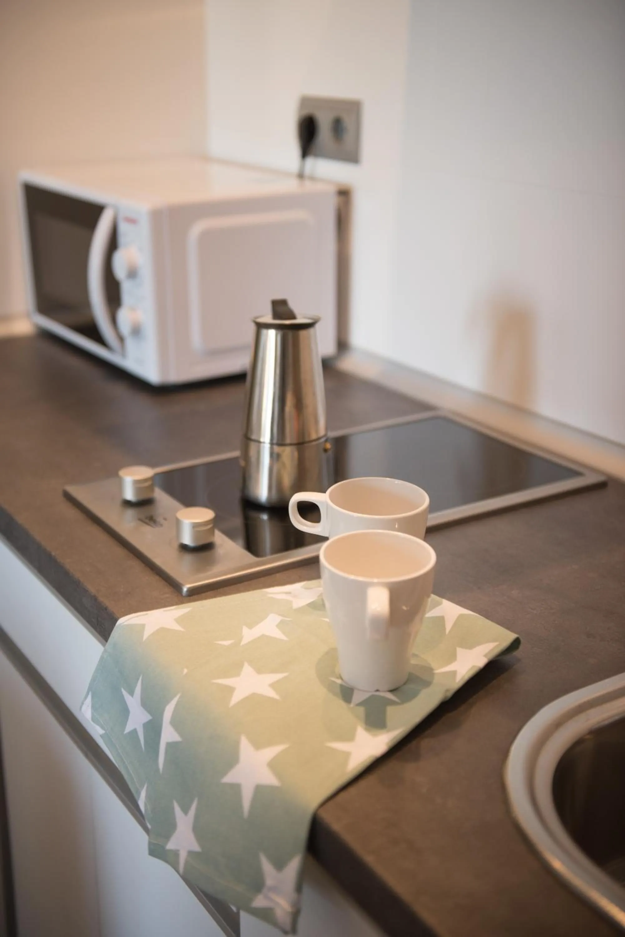 Kitchen or kitchenette in Hotel Miguel Sanchez