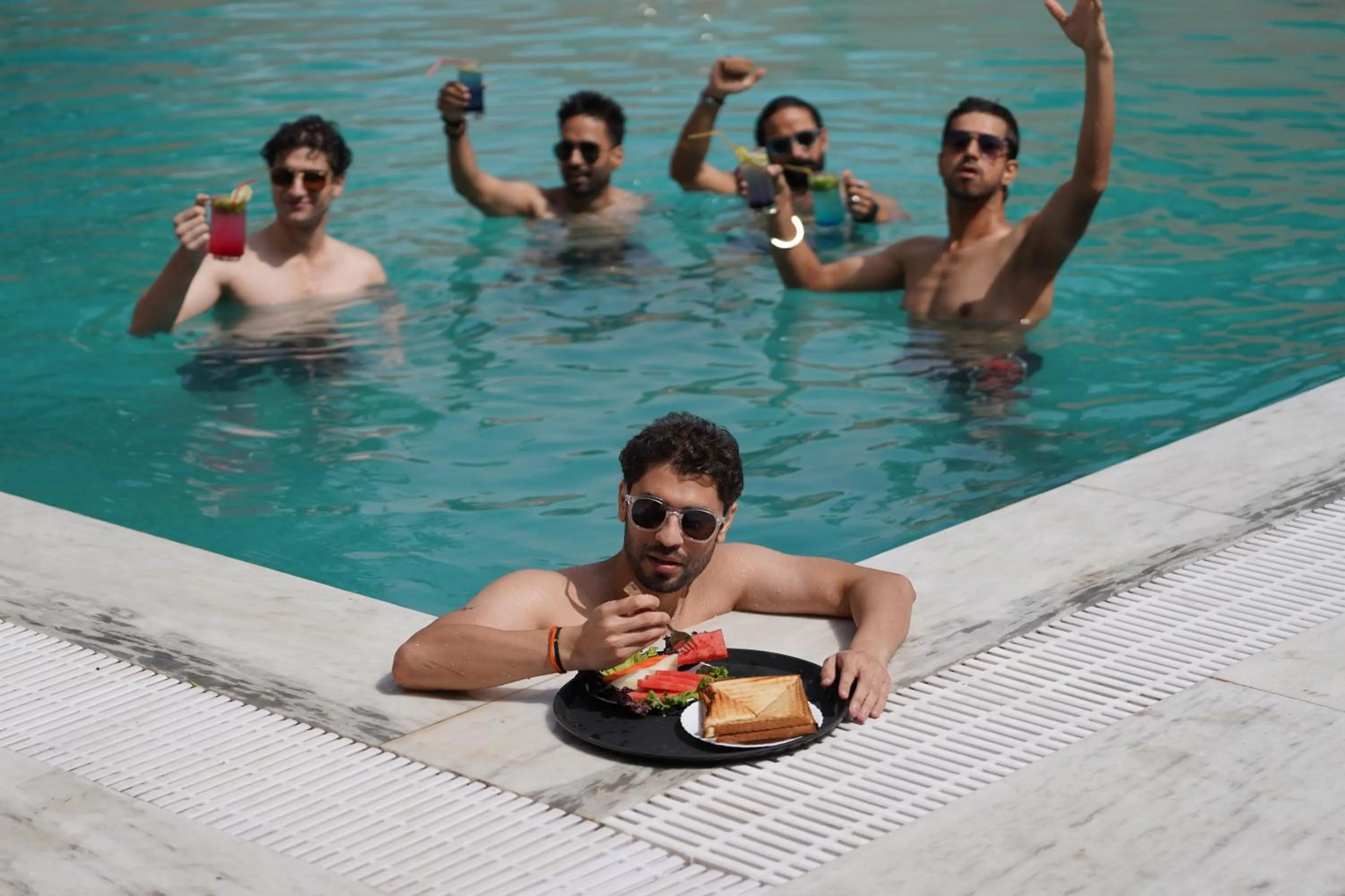 Swimming pool in Haut Monde Rajputana Palace
