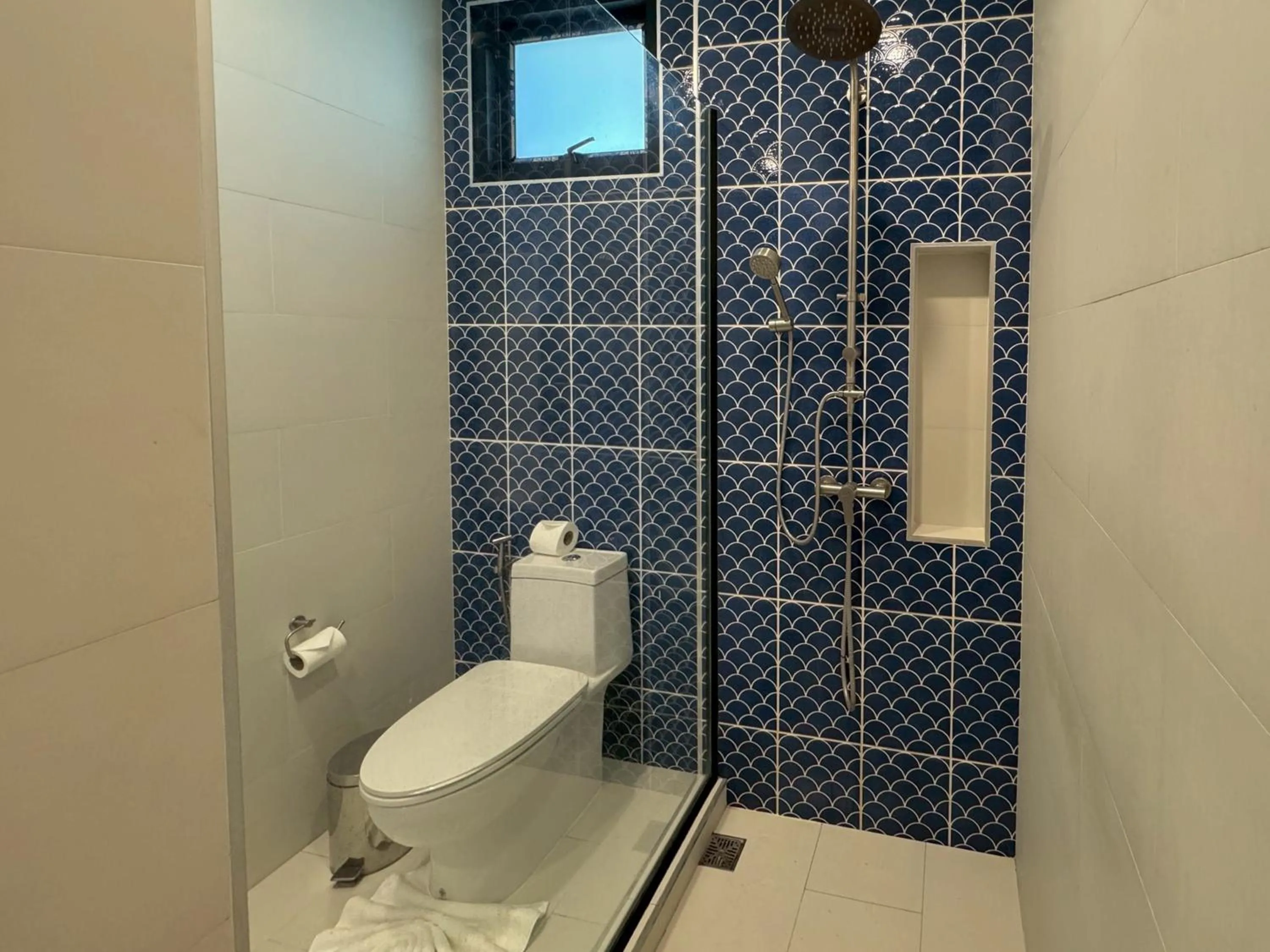 Shower in Seava Beach