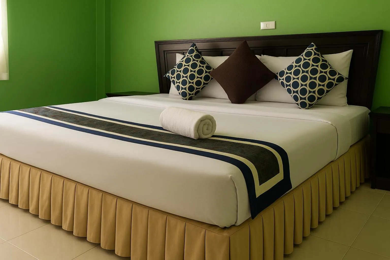 Bed in Srisuksan Klong Muang Beach