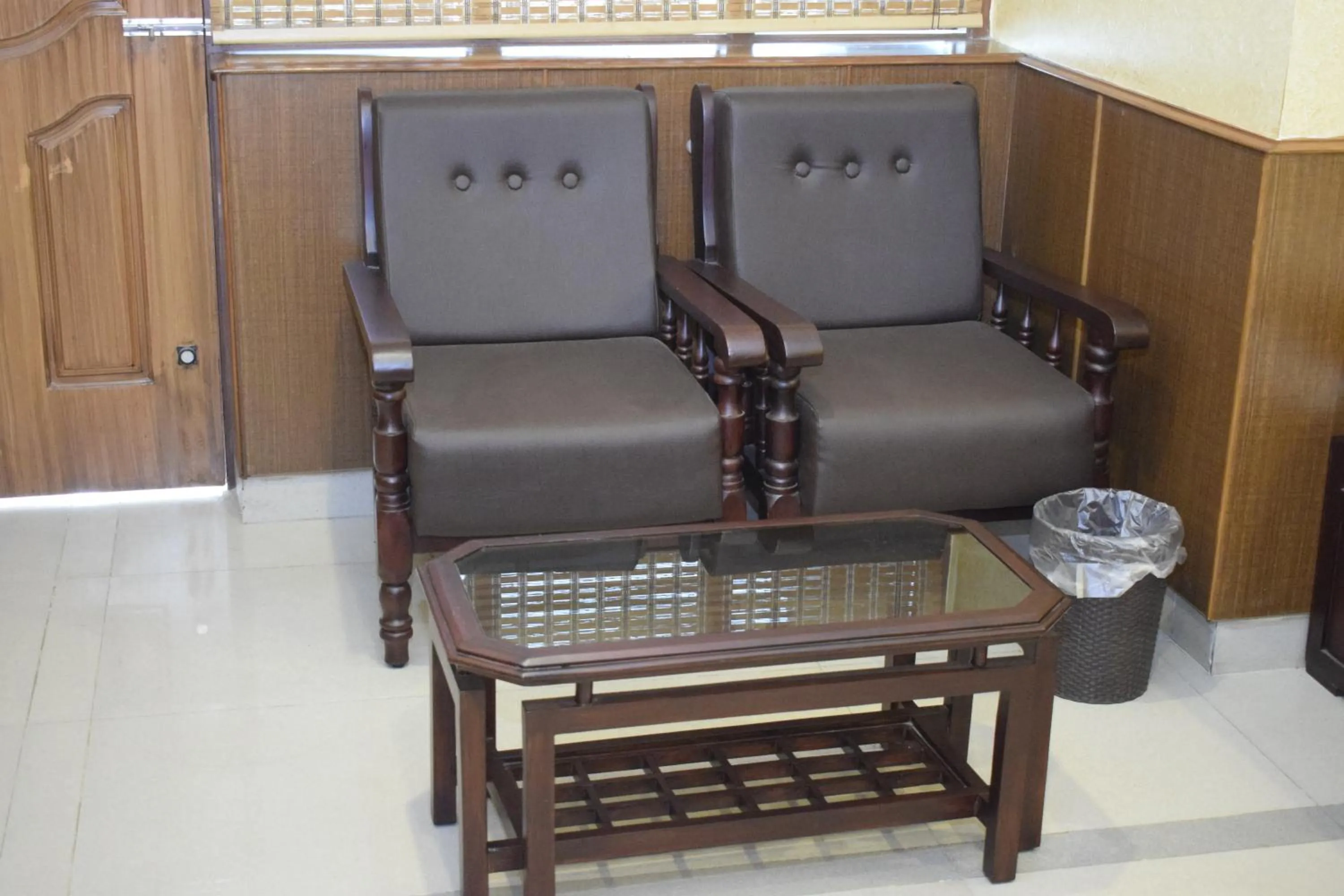 Seating area in Arudhra Residency
