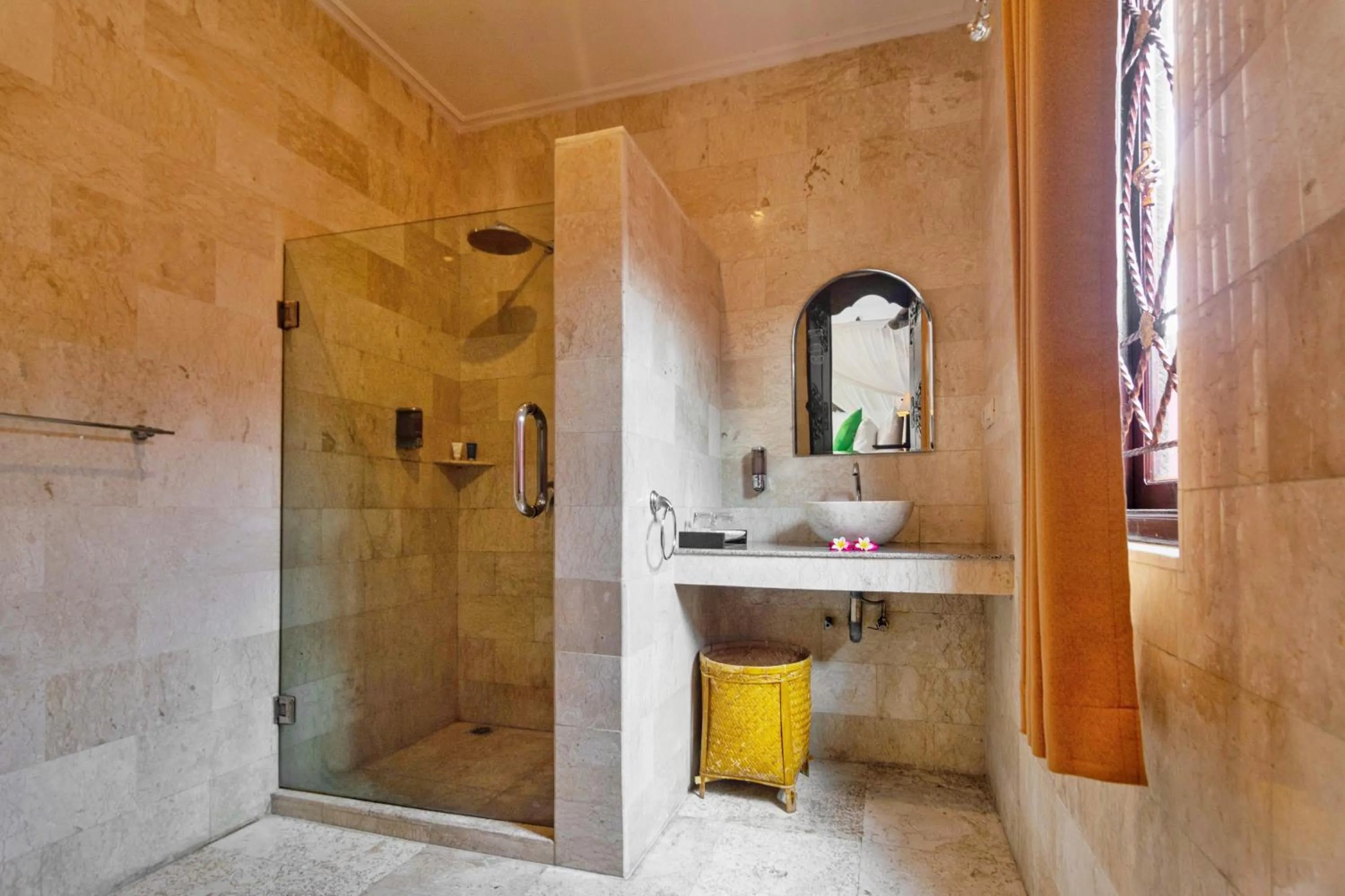 Shower in Balam Bali Villa