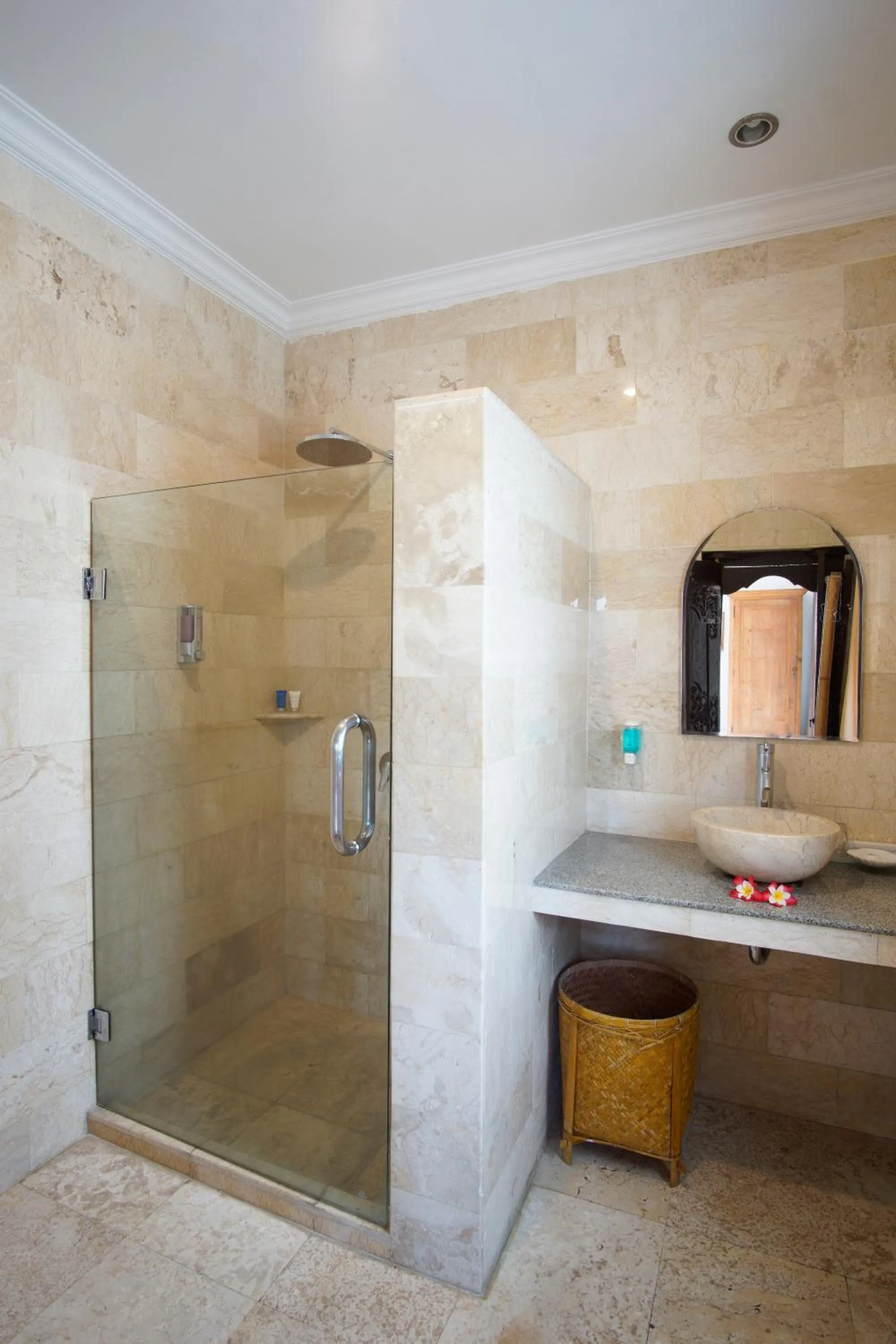 Shower in Balam Bali Villa