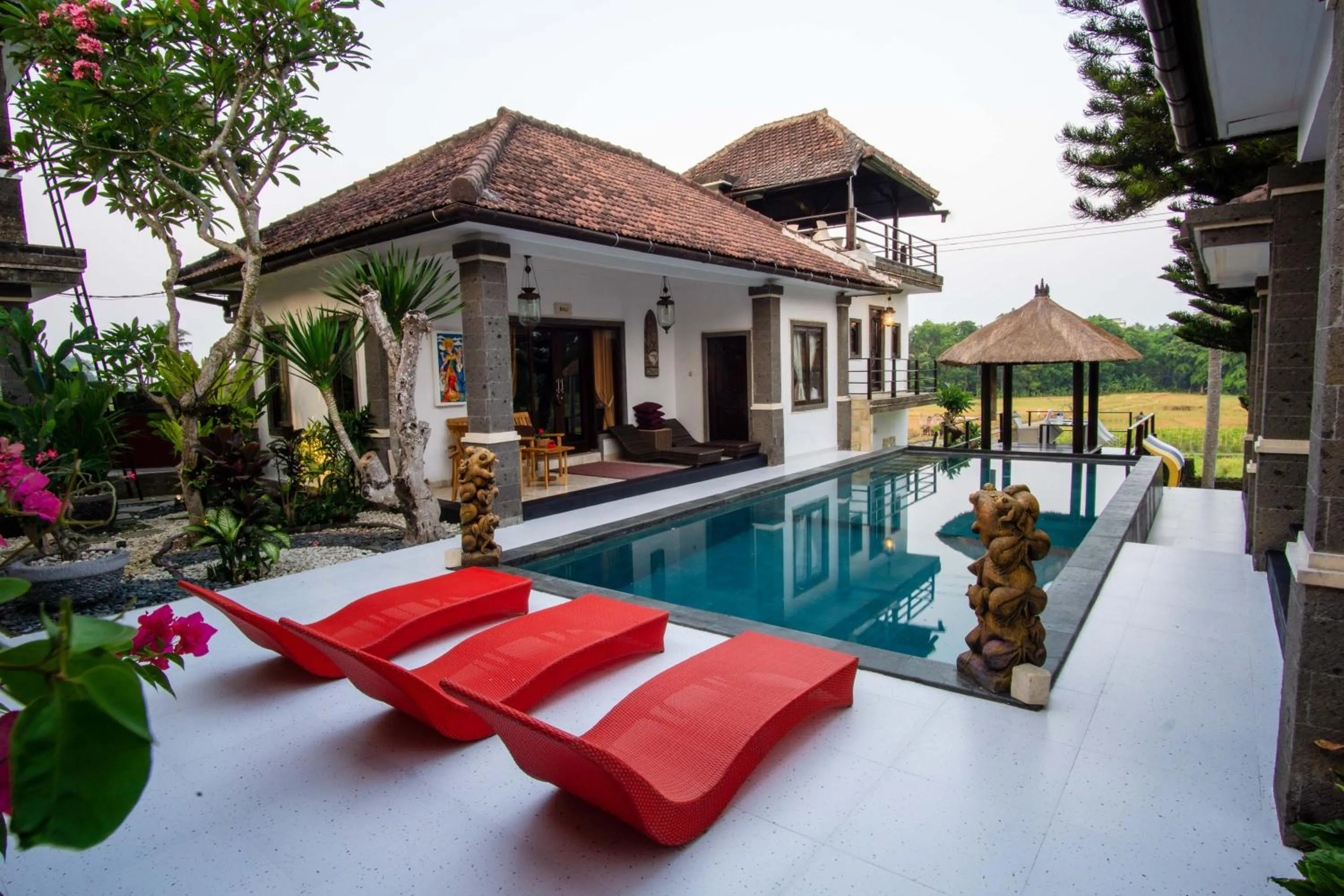 Pool view in Balam Bali Villa