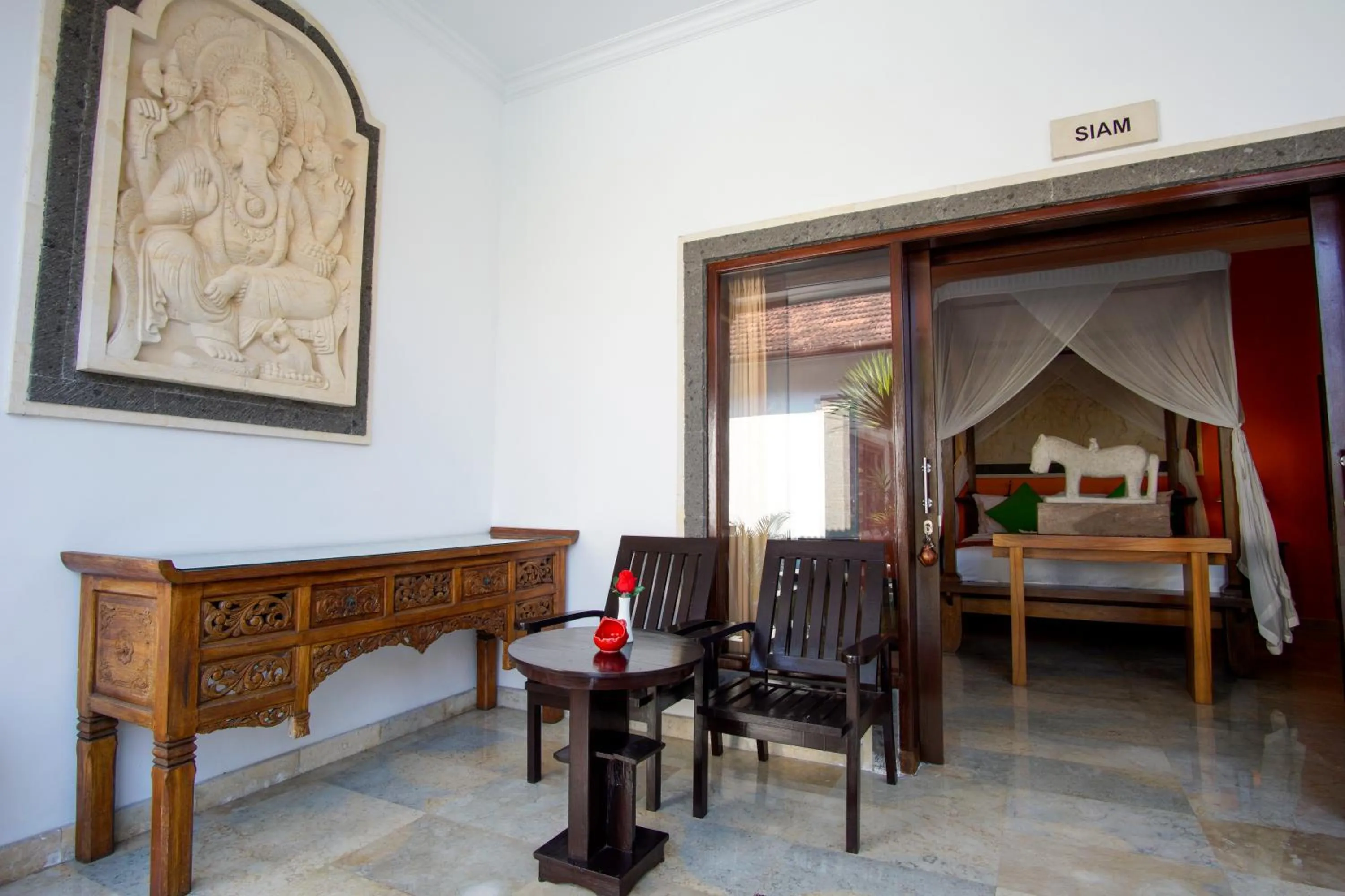 Living room in Balam Bali Villa