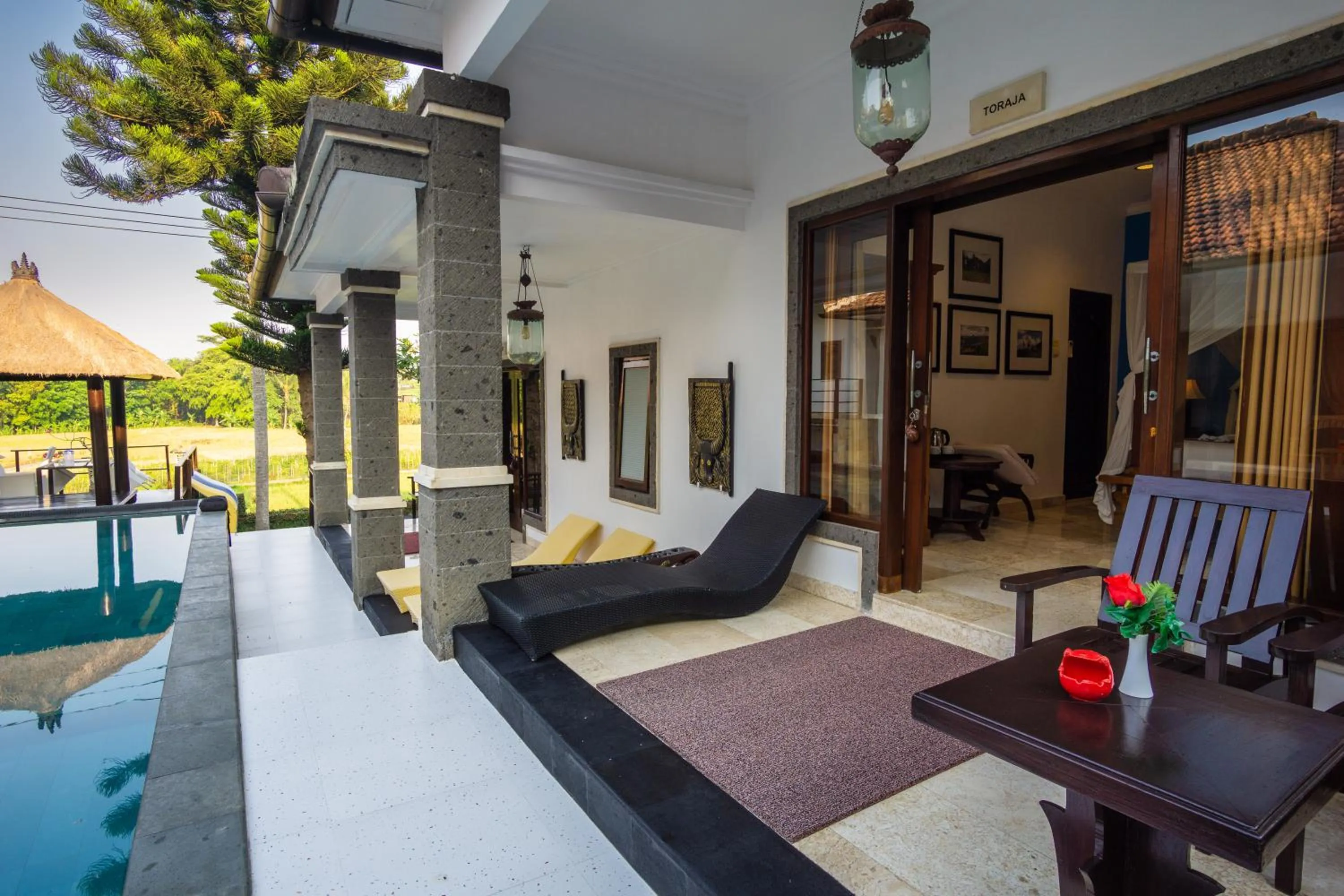 Seating area in Balam Bali Villa