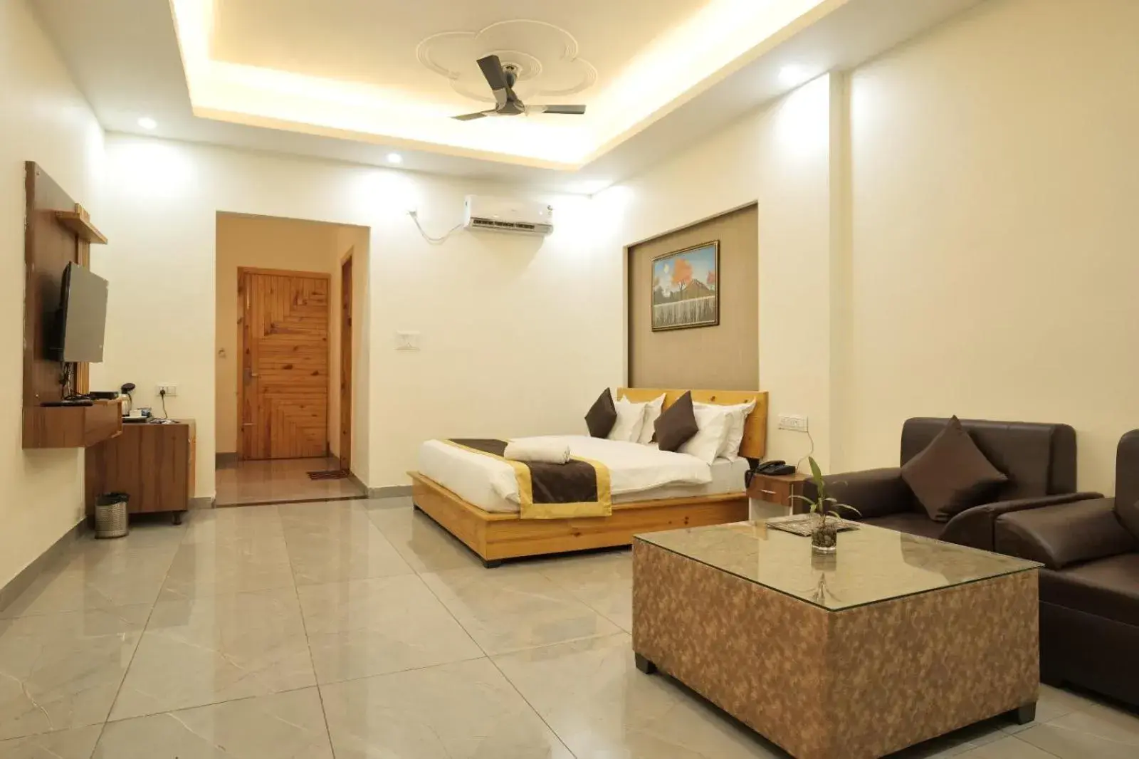 Deluxe Double Room with Balcony in Kudrat Resort-Jim Corbett Deluxe Double Room with Balcony in Kudrat Resort-Jim Corbett