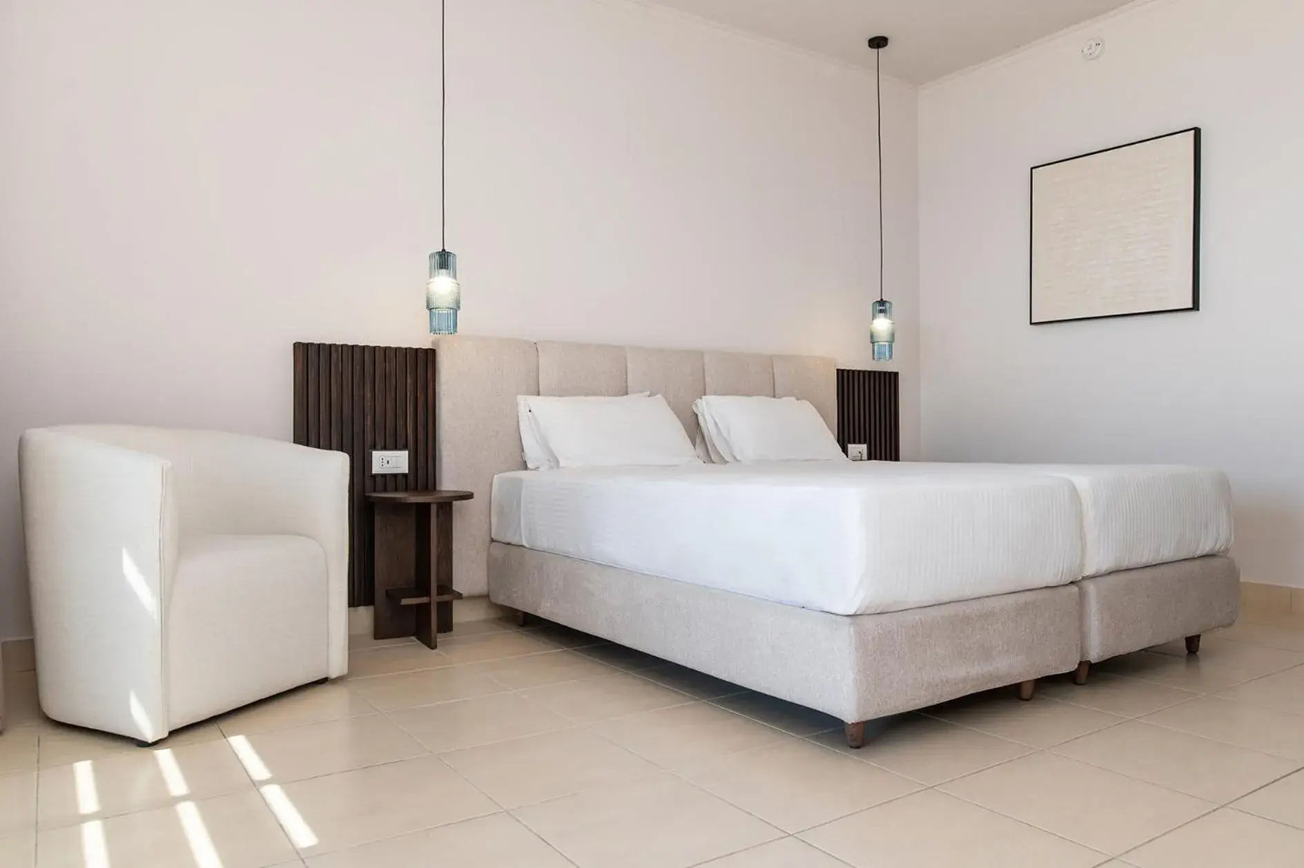 Bed in Grand Blue Beach Hotel Bed in Grand Blue Beach Hotel