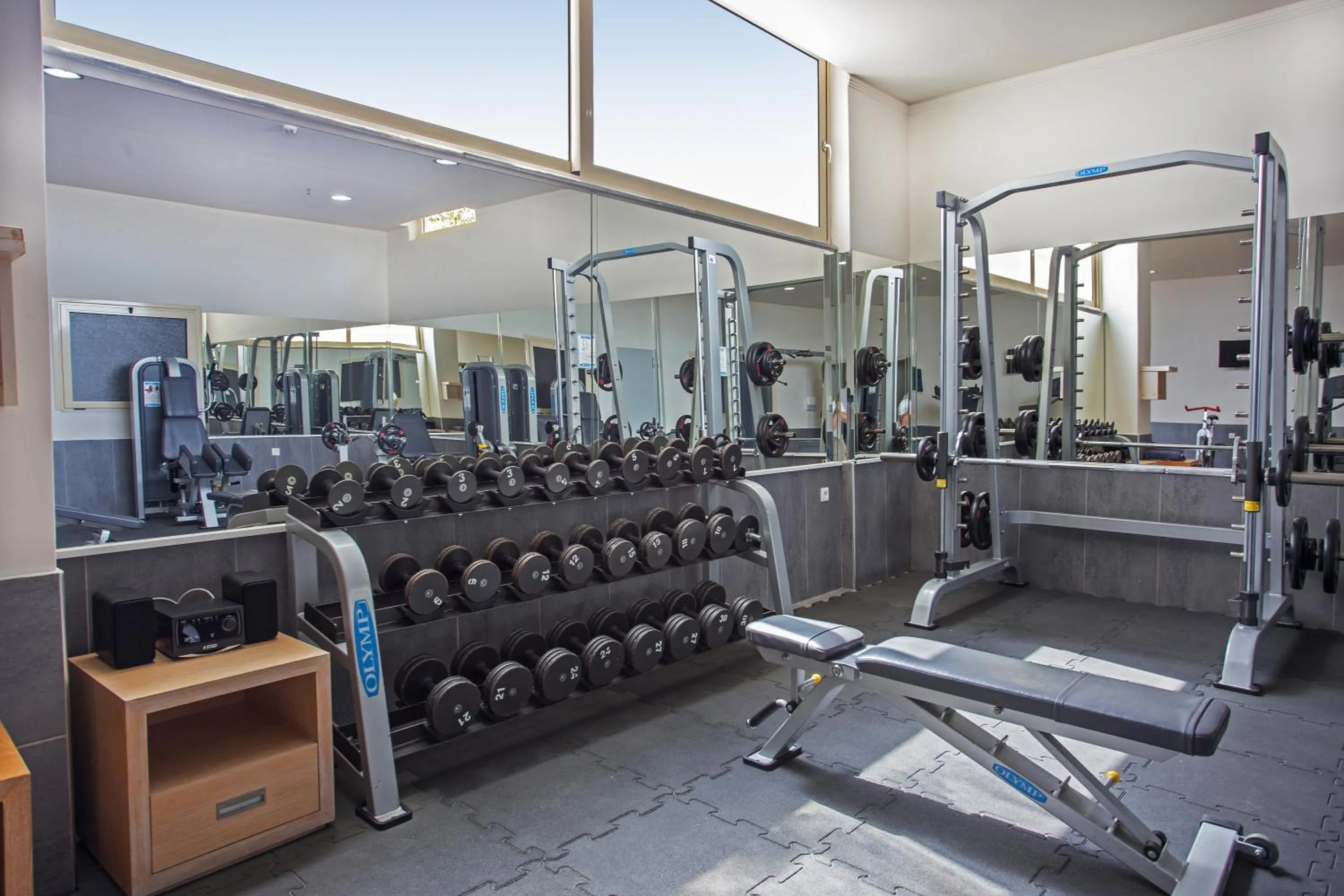 Fitness centre/facilities in Grand Blue Beach Hotel