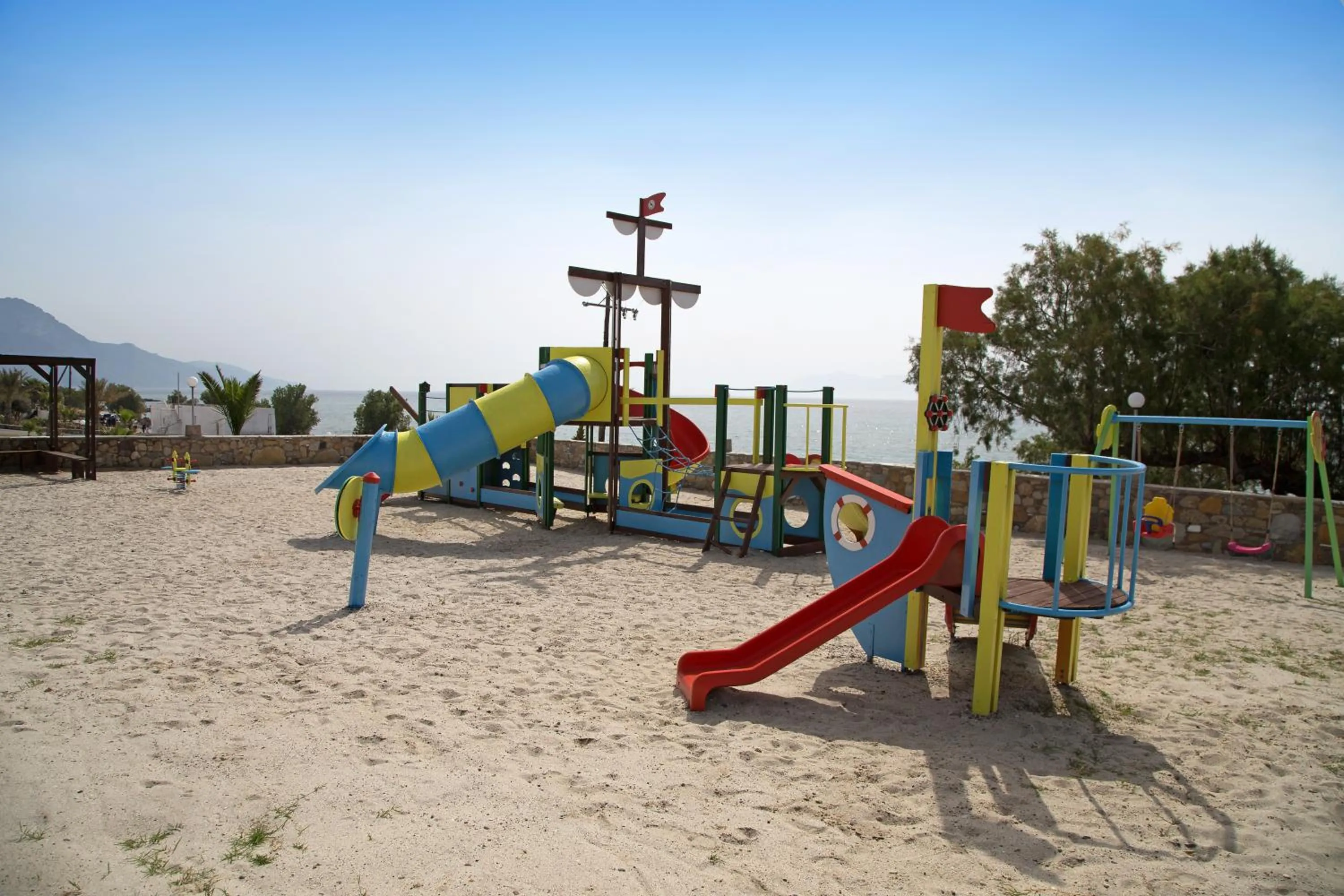 Children play ground in Grand Blue Beach Hotel