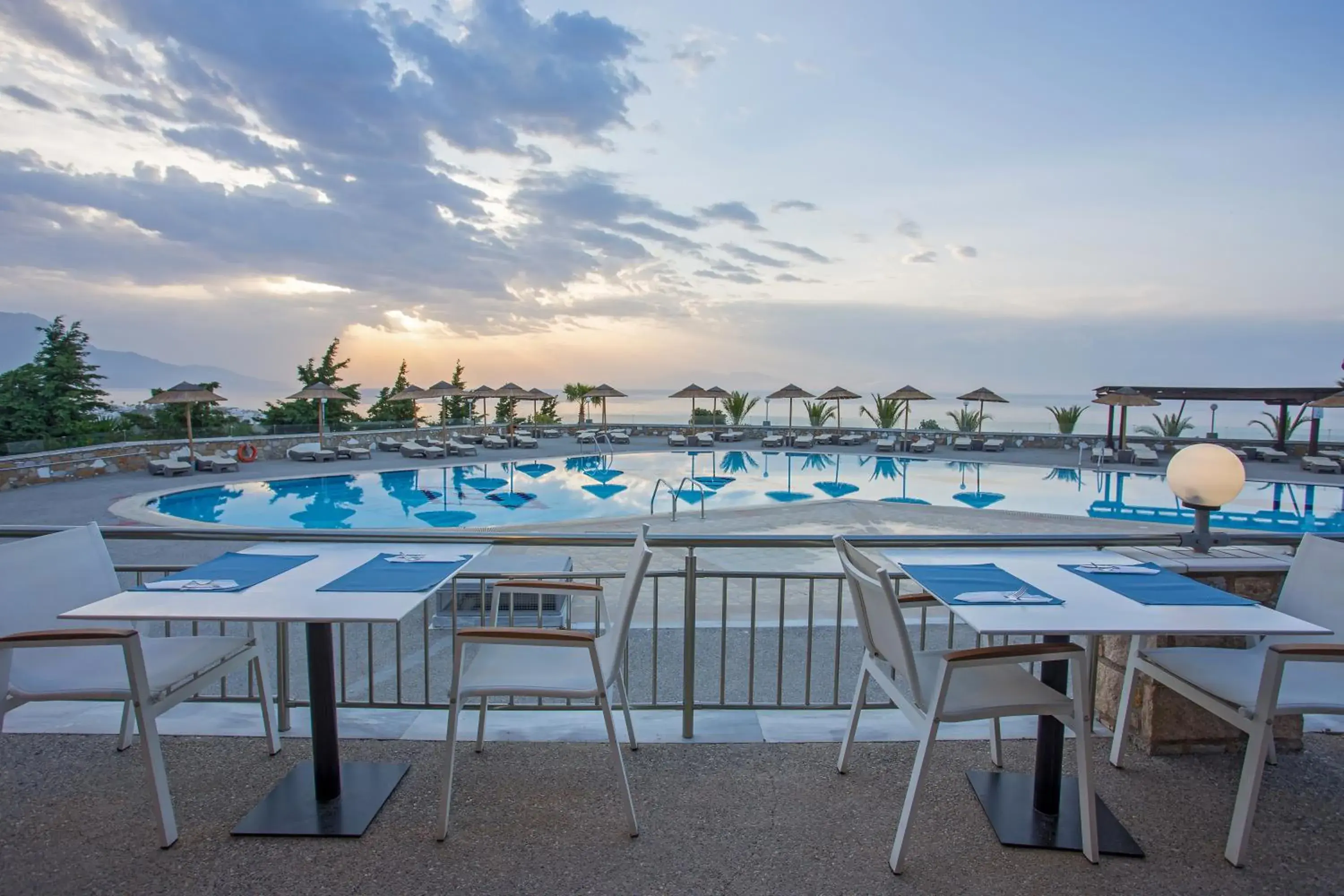 Pool view in Grand Blue Beach Hotel Pool view in Grand Blue Beach Hotel