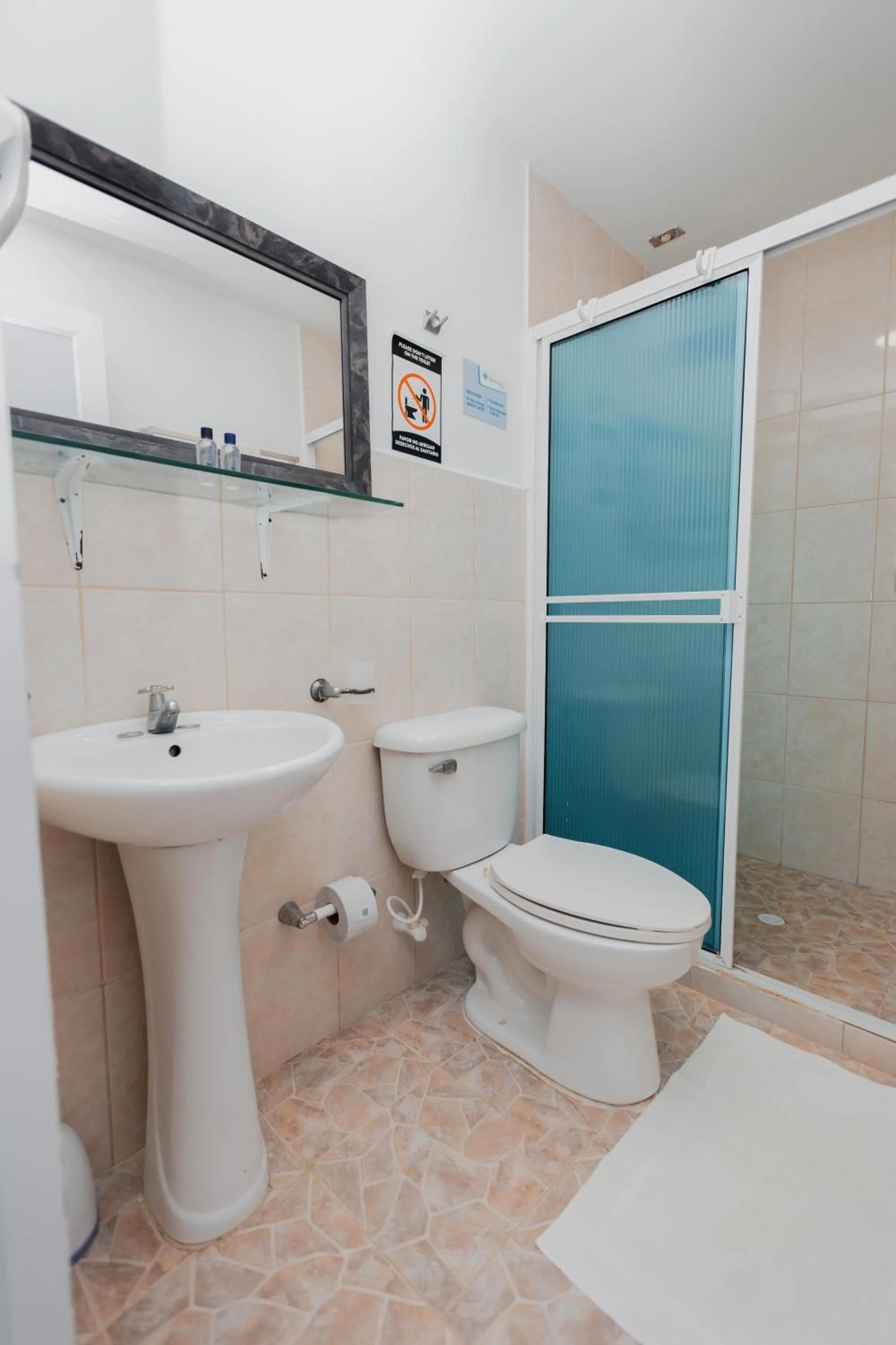 Shower in Hotel Molino de Viento