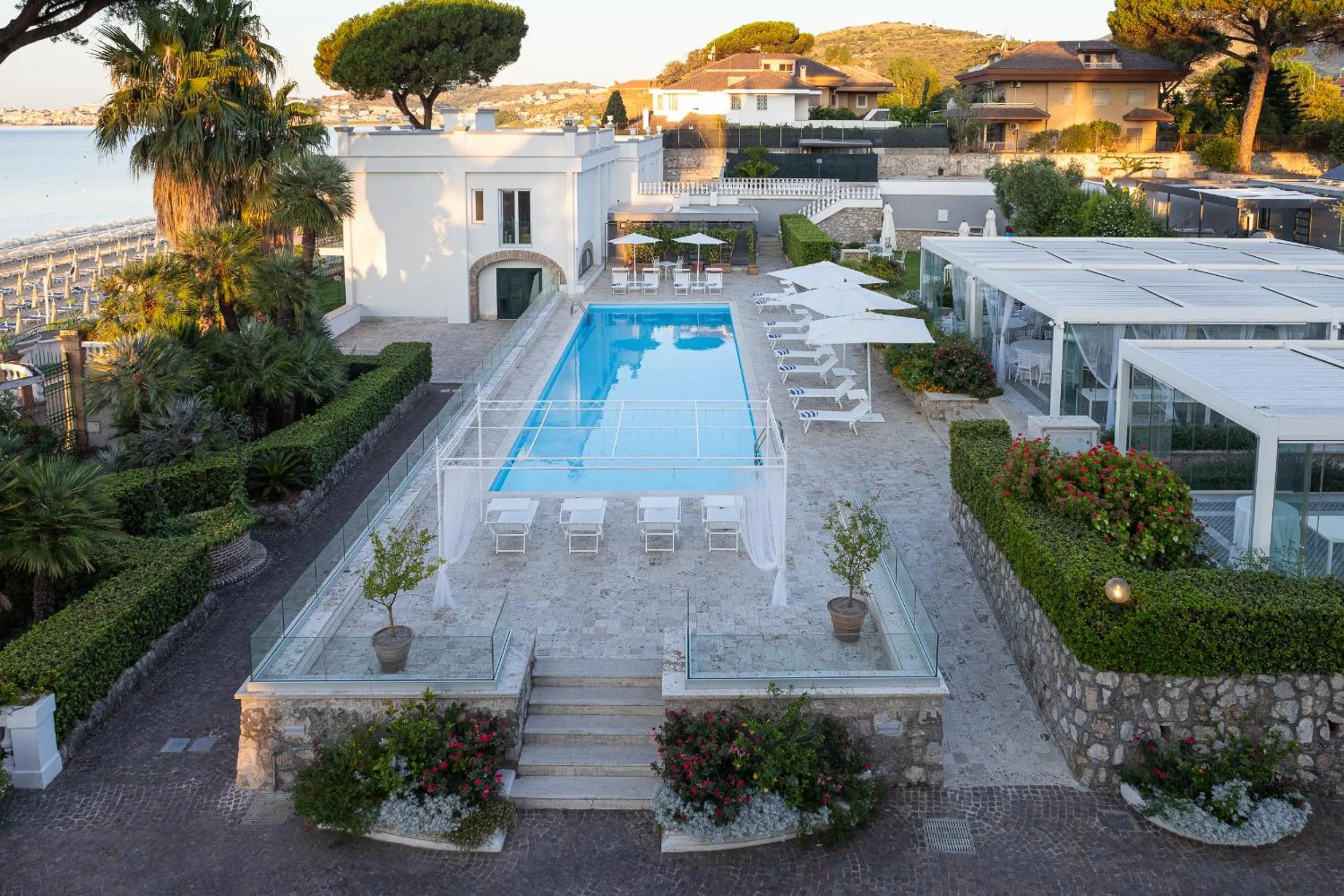 Pool view in Villa Maria Teresa Boutique Hotel