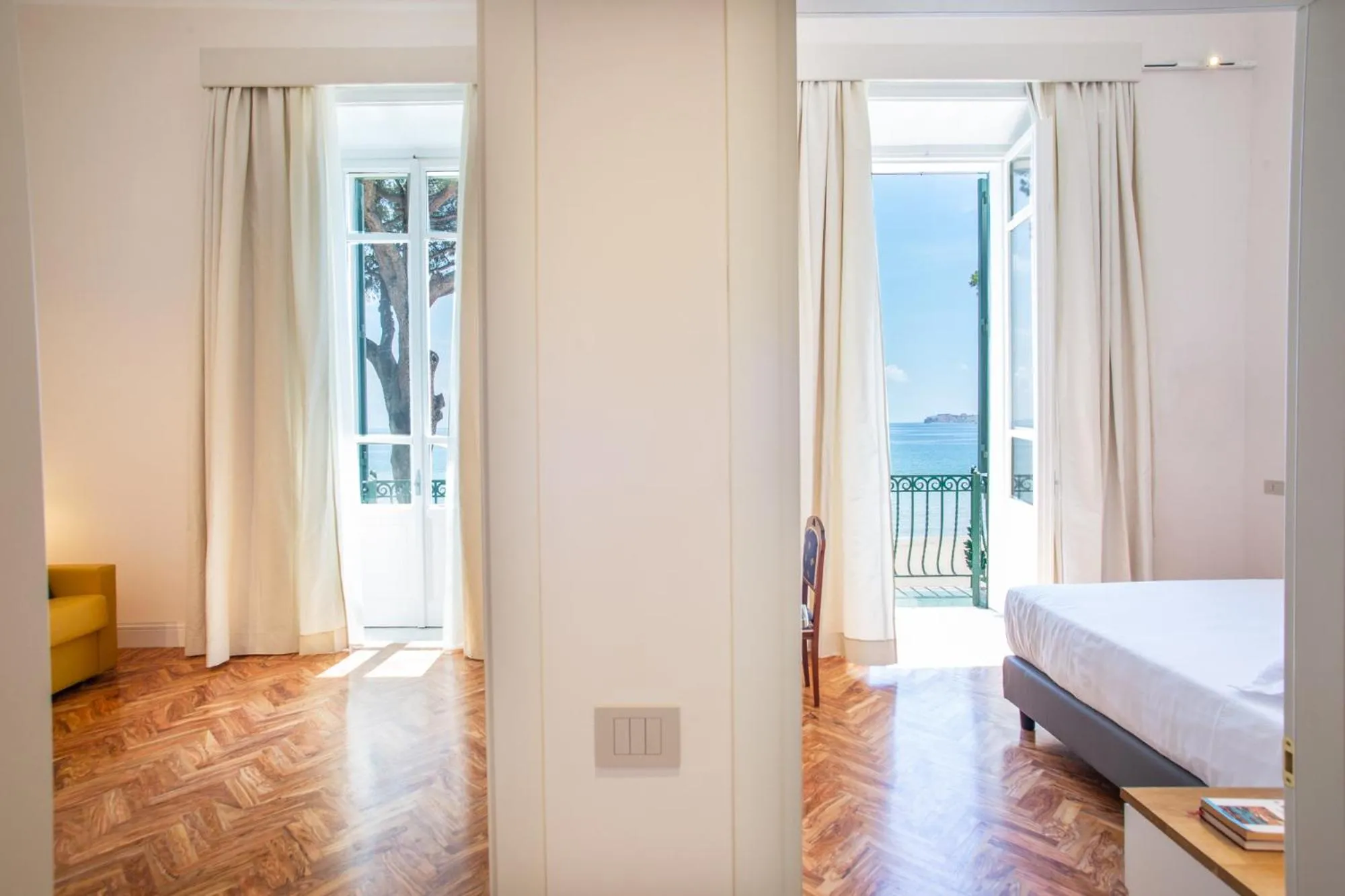 View (from property/room), Bed in Villa Maria Teresa Boutique Hotel