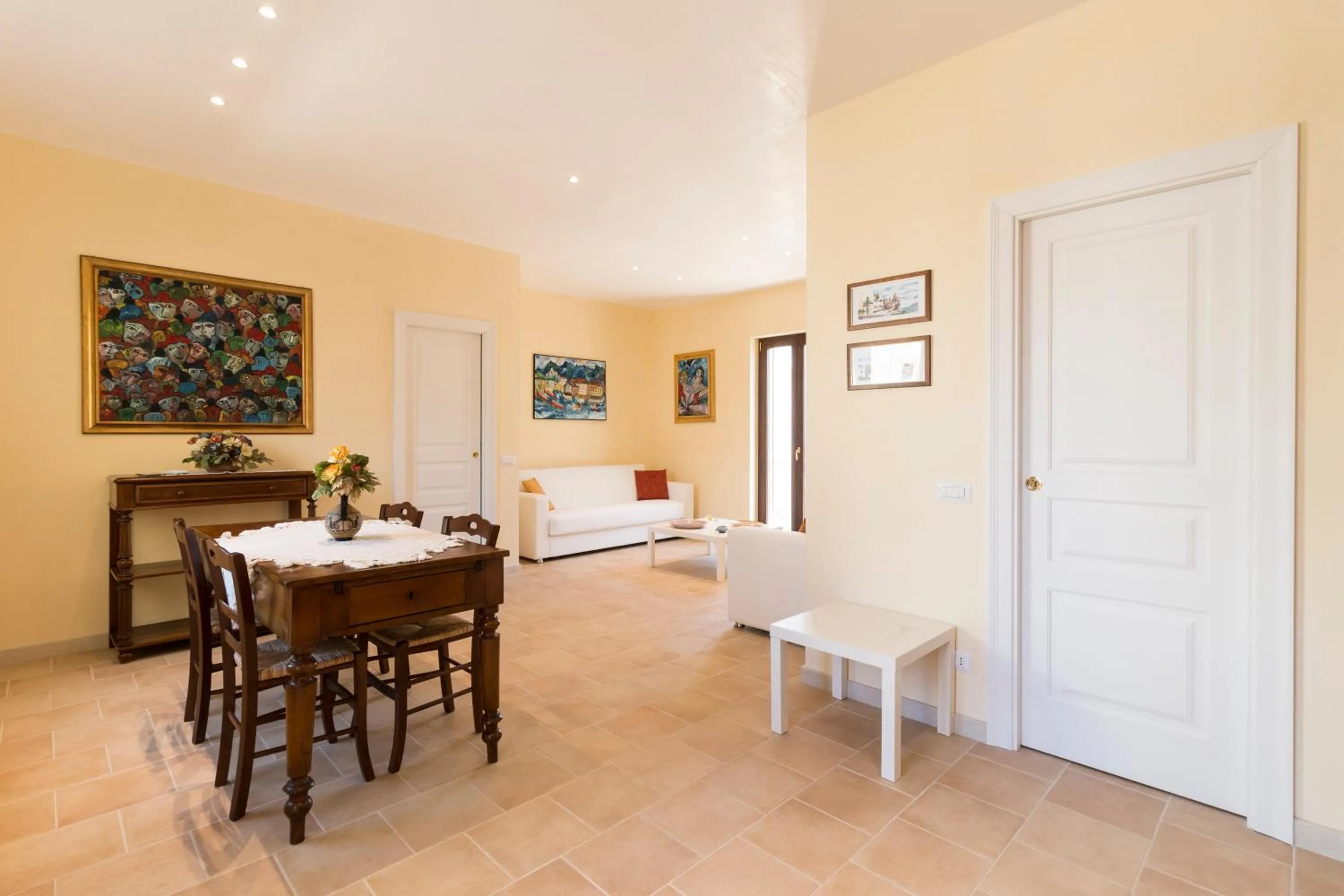 Living room, Bed in Corte dei Nobili