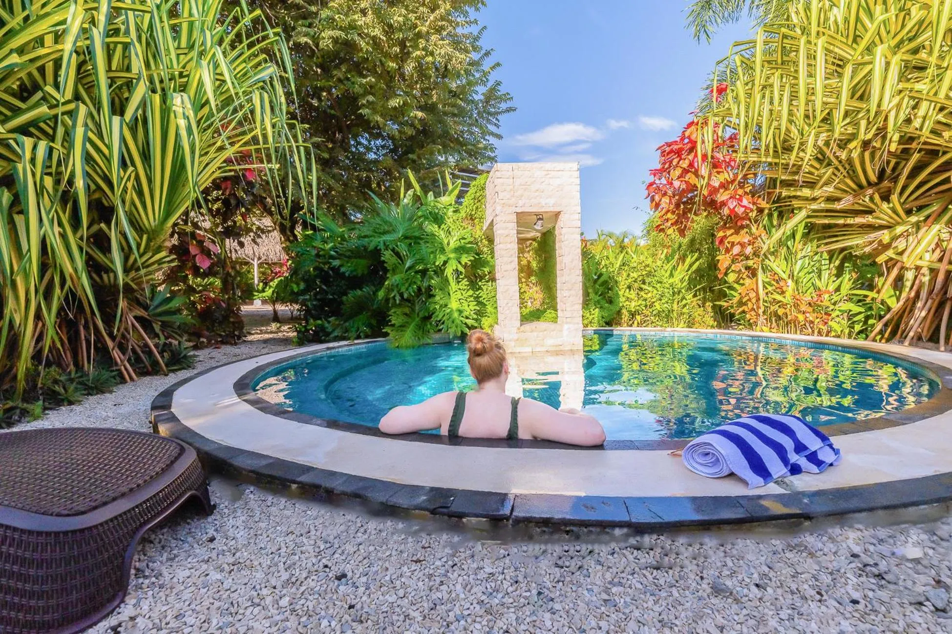 Hot Tub in Les Voiles Blanches - Luxury Lodge