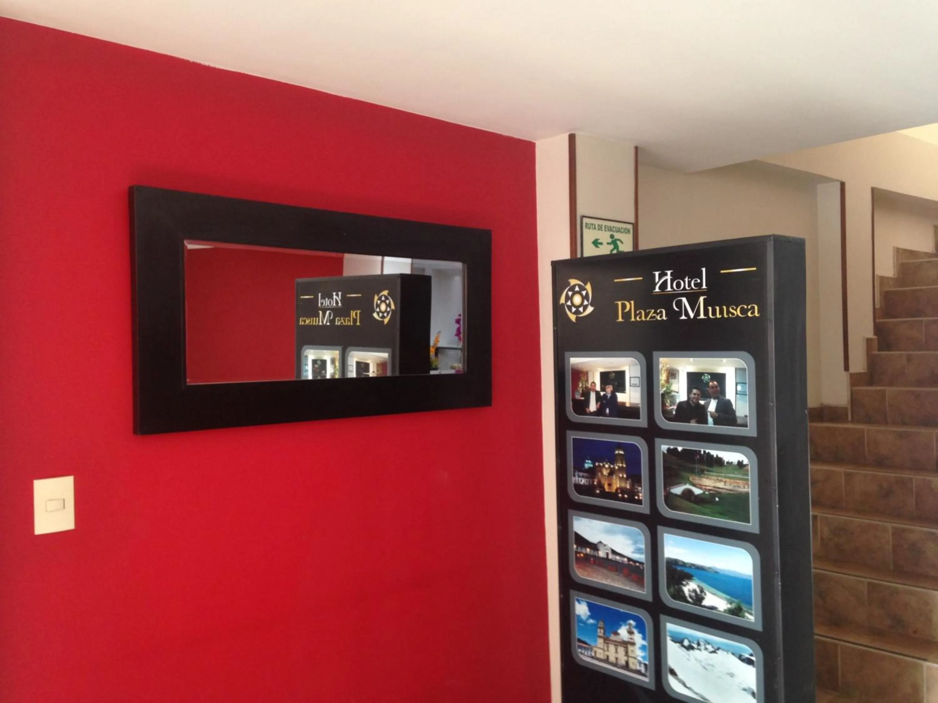 Logo/Certificate/Sign in Hotel Plaza Muisca