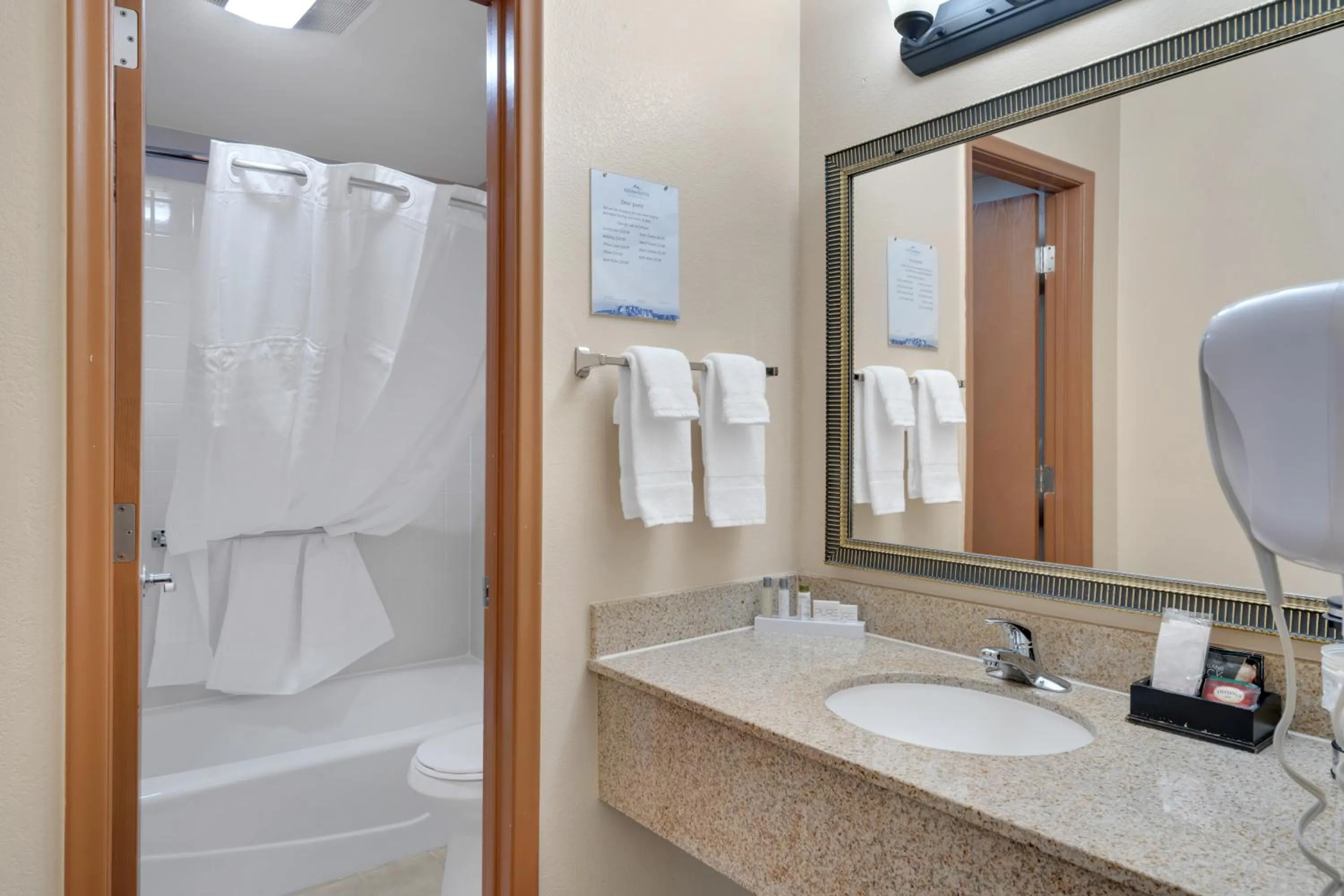 Bathroom in Clarion Inn