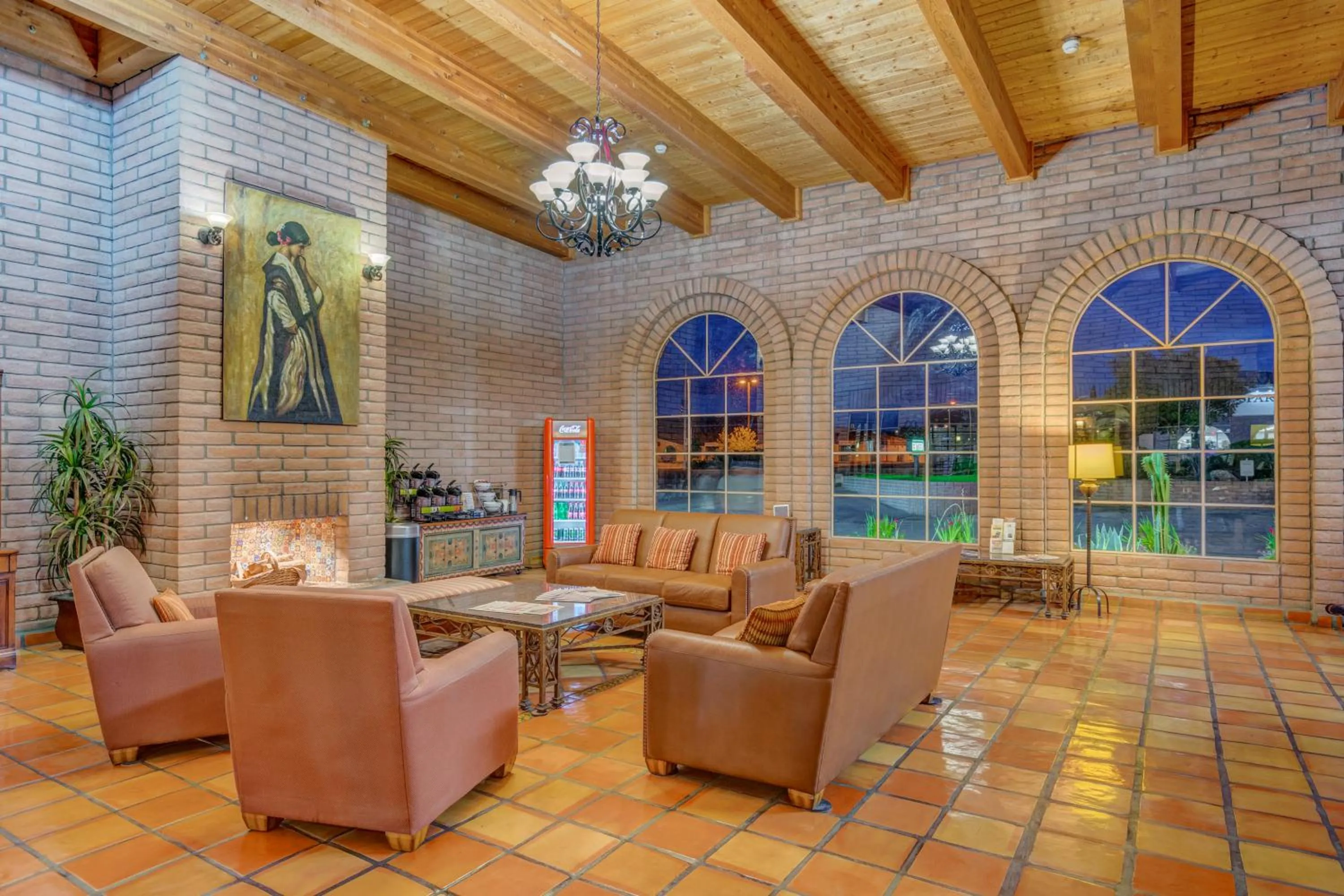 Lobby or reception in Clarion Inn