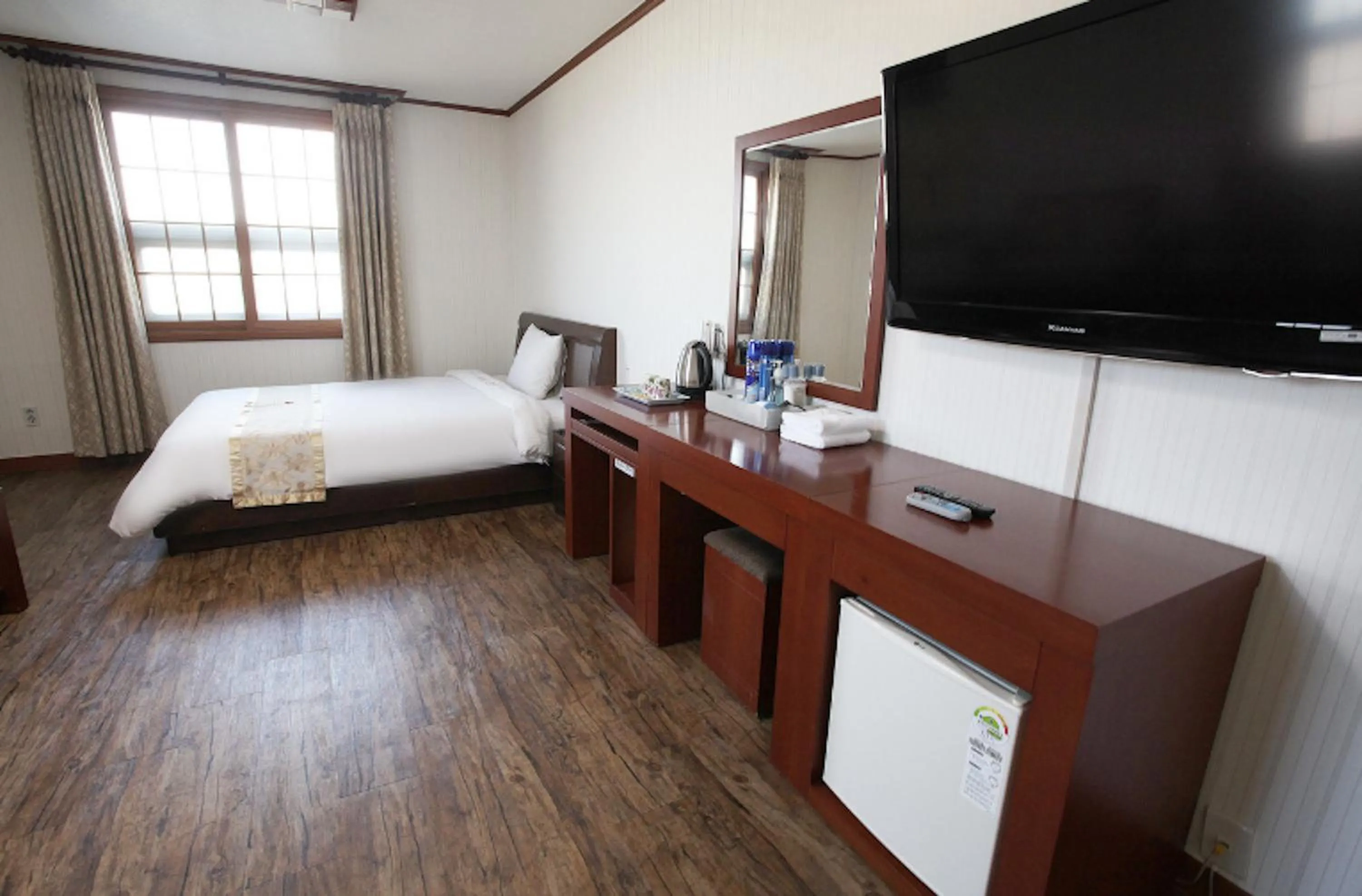 Bed in Orange Hotel Jeju