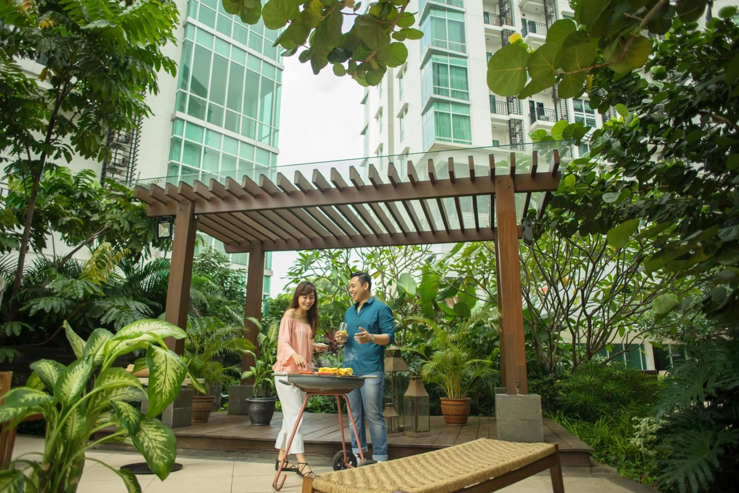 Patio in Swiss-Belresidences Kalibata