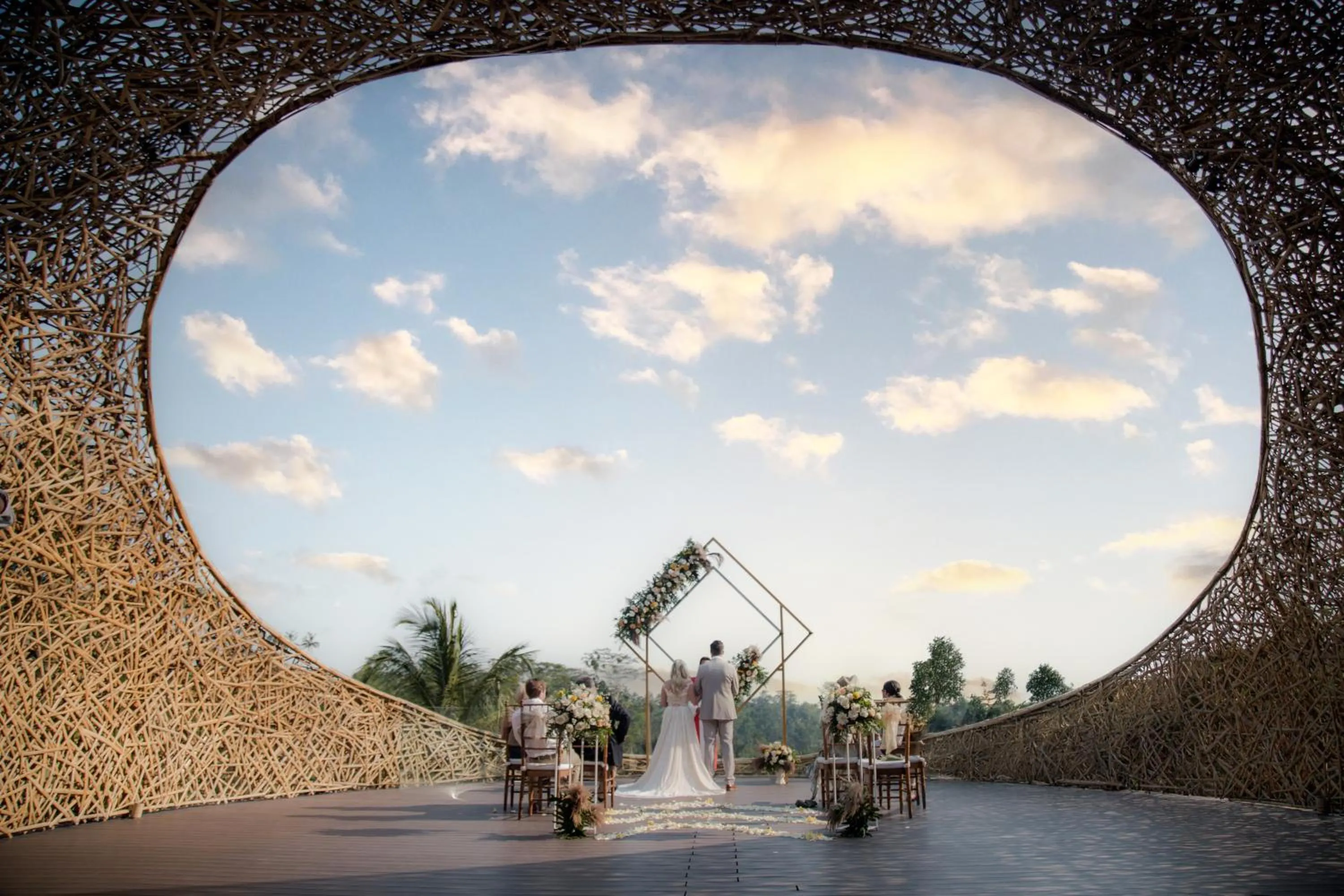 group of guests in Padma Resort Ubud