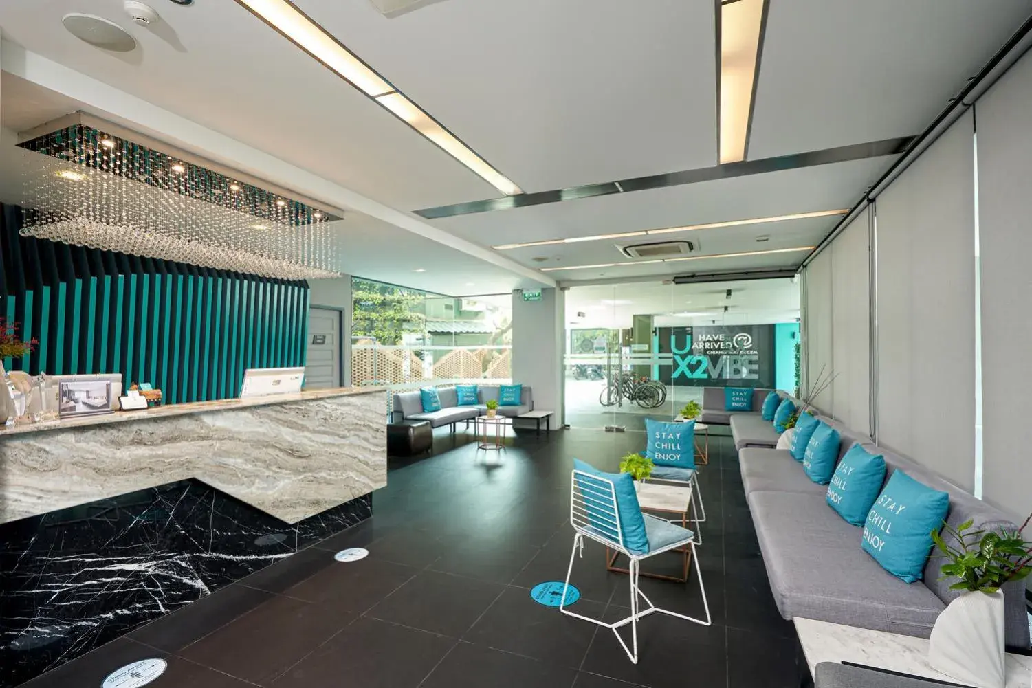 Lobby or reception in Cross Vibe Chiang Mai Decem Nimman Hotel Lobby or reception in Cross Vibe Chiang Mai Decem Nimman Hotel