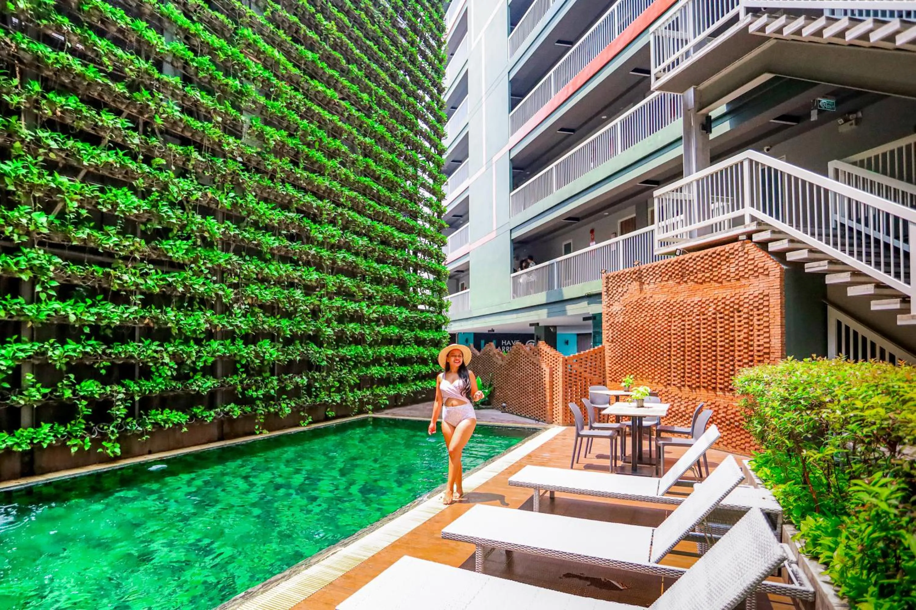 Swimming pool in Cross Vibe Chiang Mai Decem Nimman Hotel