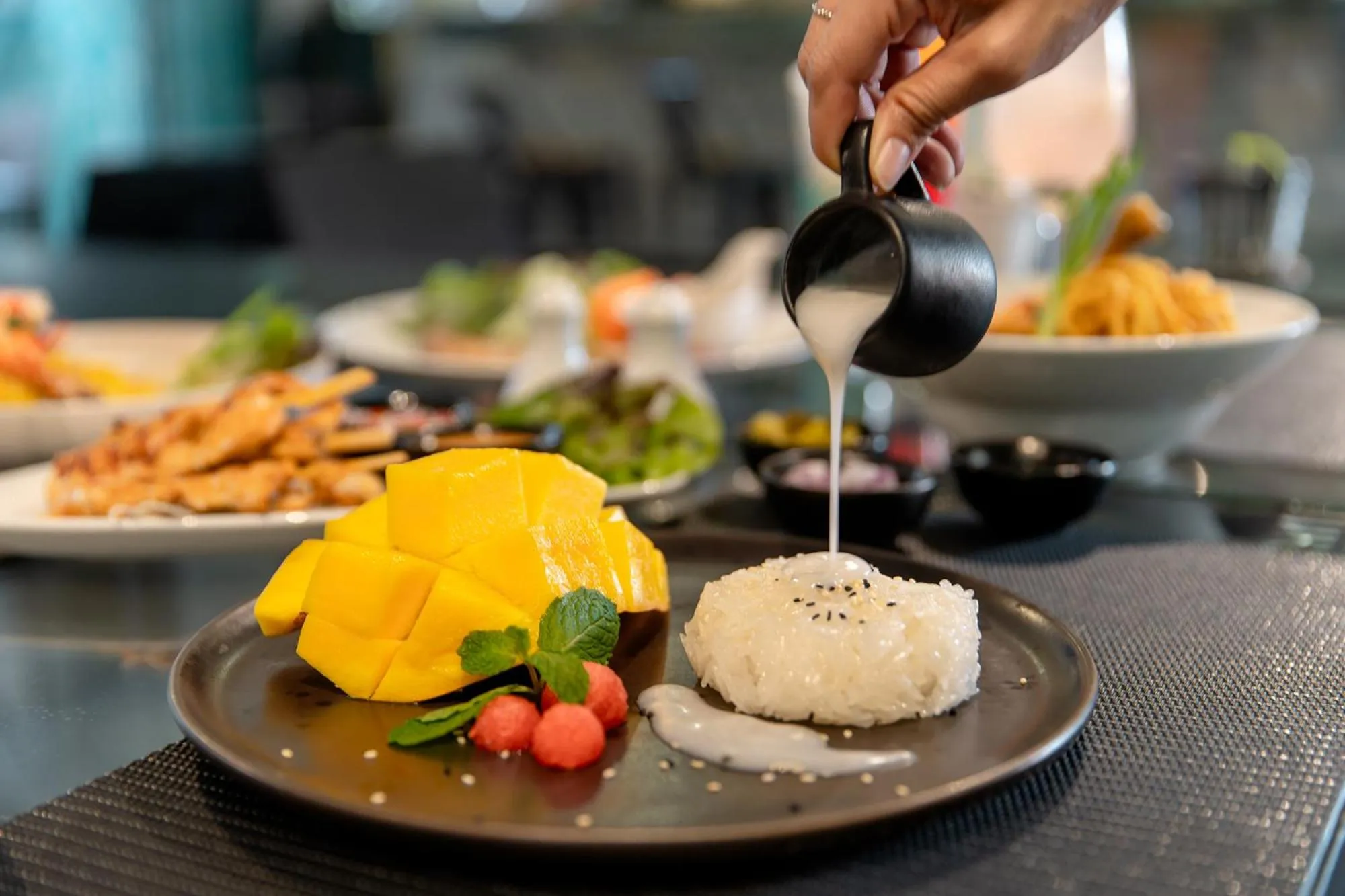 Food and drinks in Cross Vibe Chiang Mai Decem Nimman Hotel