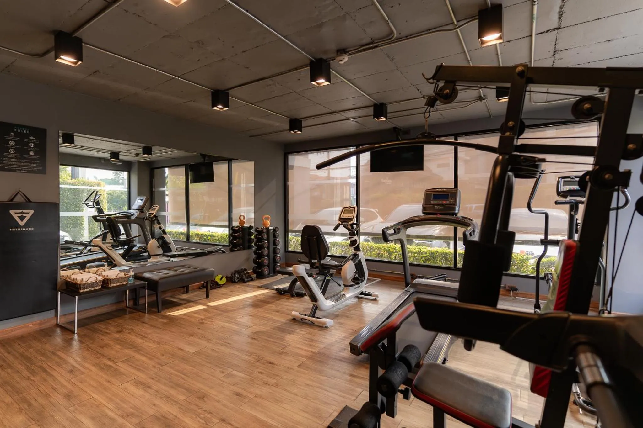 Fitness centre/facilities in Cross Vibe Chiang Mai Decem Nimman Hotel