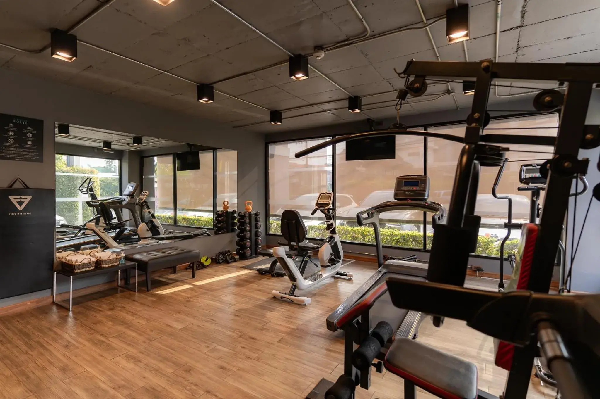 Fitness centre/facilities in Cross Vibe Chiang Mai Decem Nimman Hotel Fitness centre/facilities in Cross Vibe Chiang Mai Decem Nimman Hotel