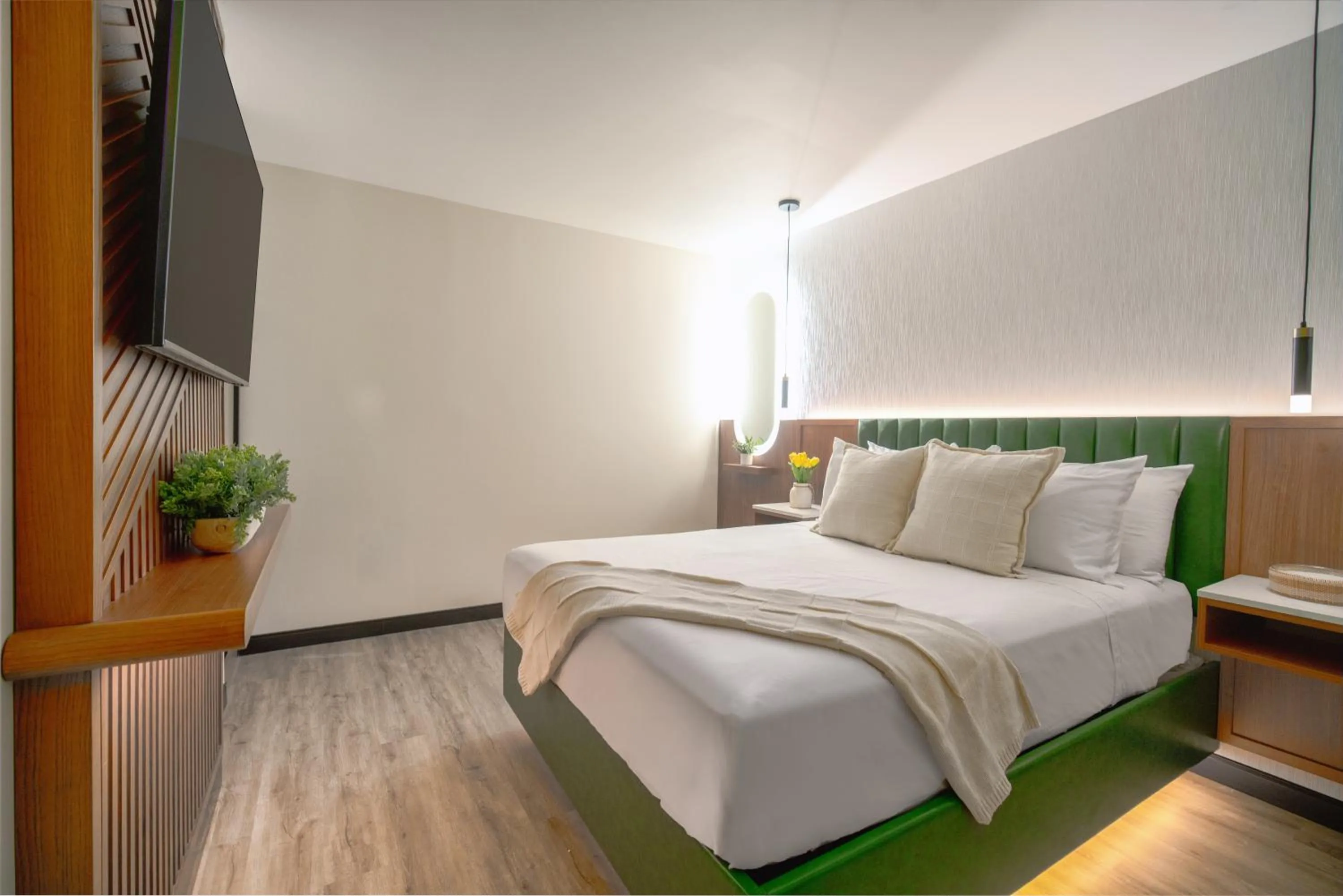 Bed in LYFE INN & SUITES by AGA- North Hollywood Near Universal Studios