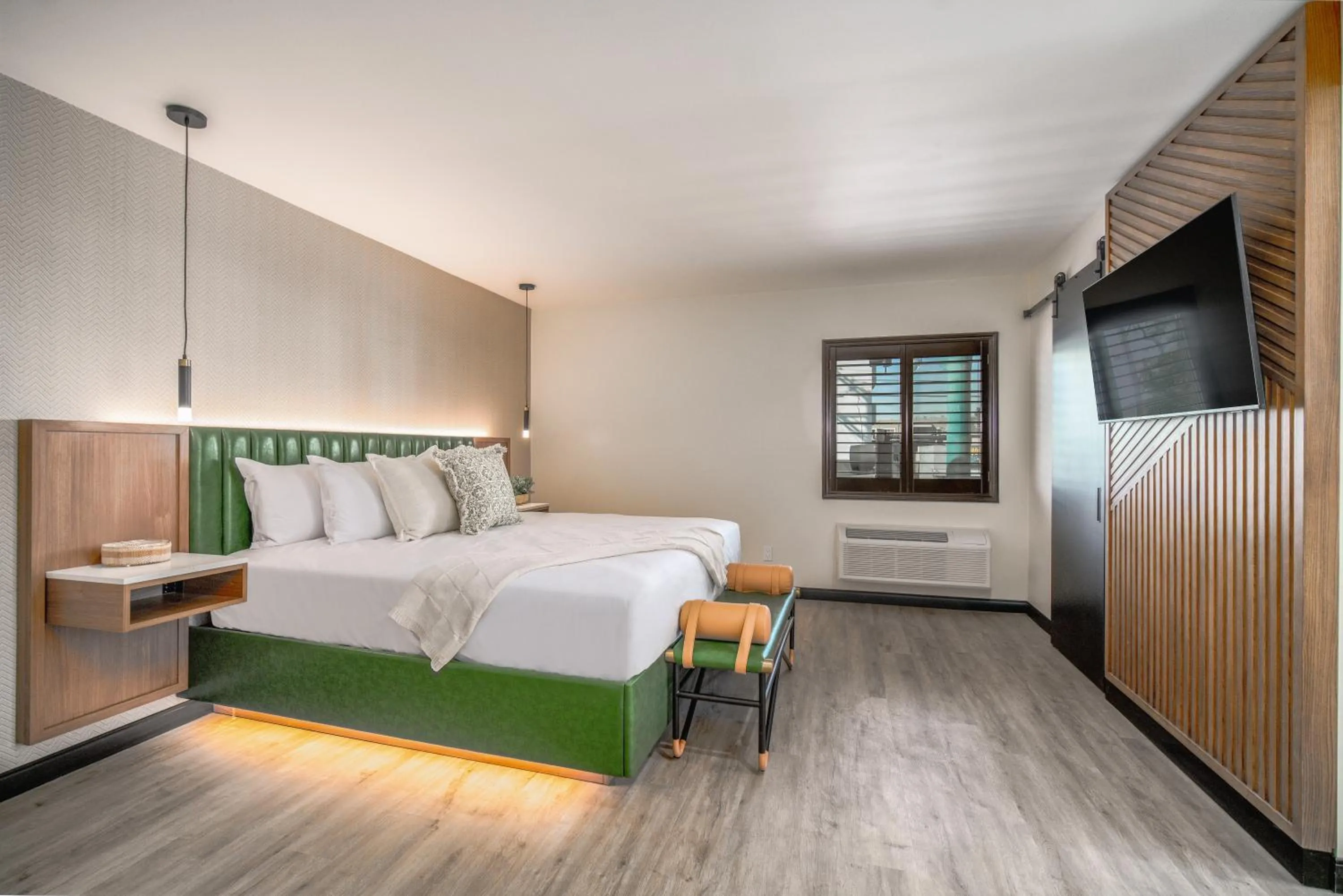 Bedroom, Bed in LYFE INN & SUITES by AGA- North Hollywood Near Universal Studios